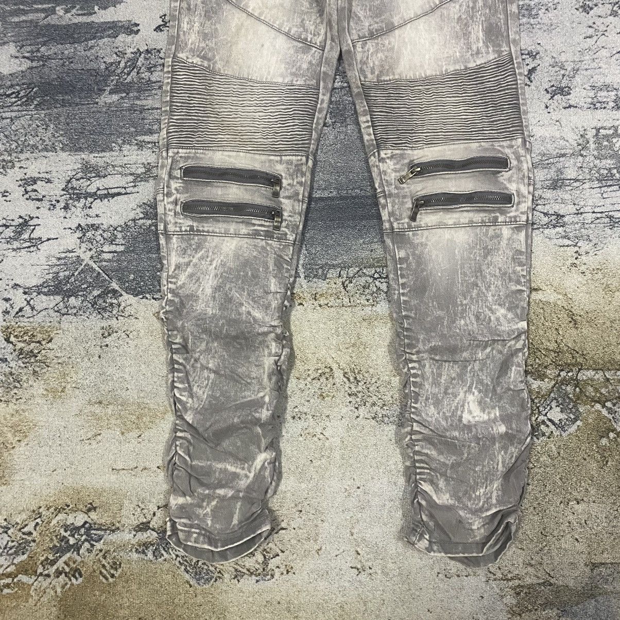 Japanese Brand Vintage Japanese Urban Id Acid Wash Curve Leg Denim Size US 30 / EU 46 - 4 Thumbnail