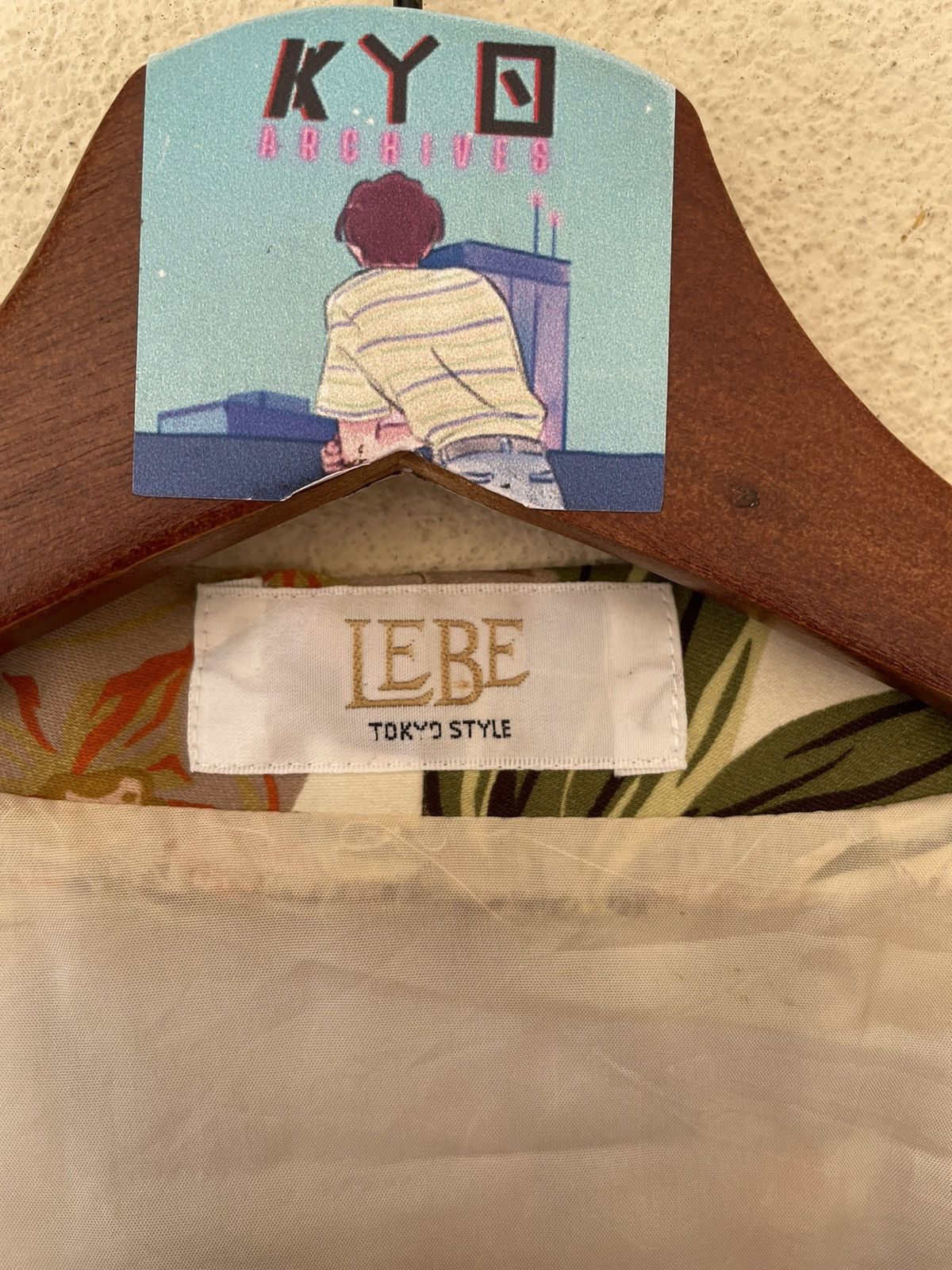 Japanese Brand × Vintage VINTAGE JAPANESE LEBE TOKYO STYLES FLORAL BOMBERS Size US M / EU 48-50 / 2 - 8 Thumbnail