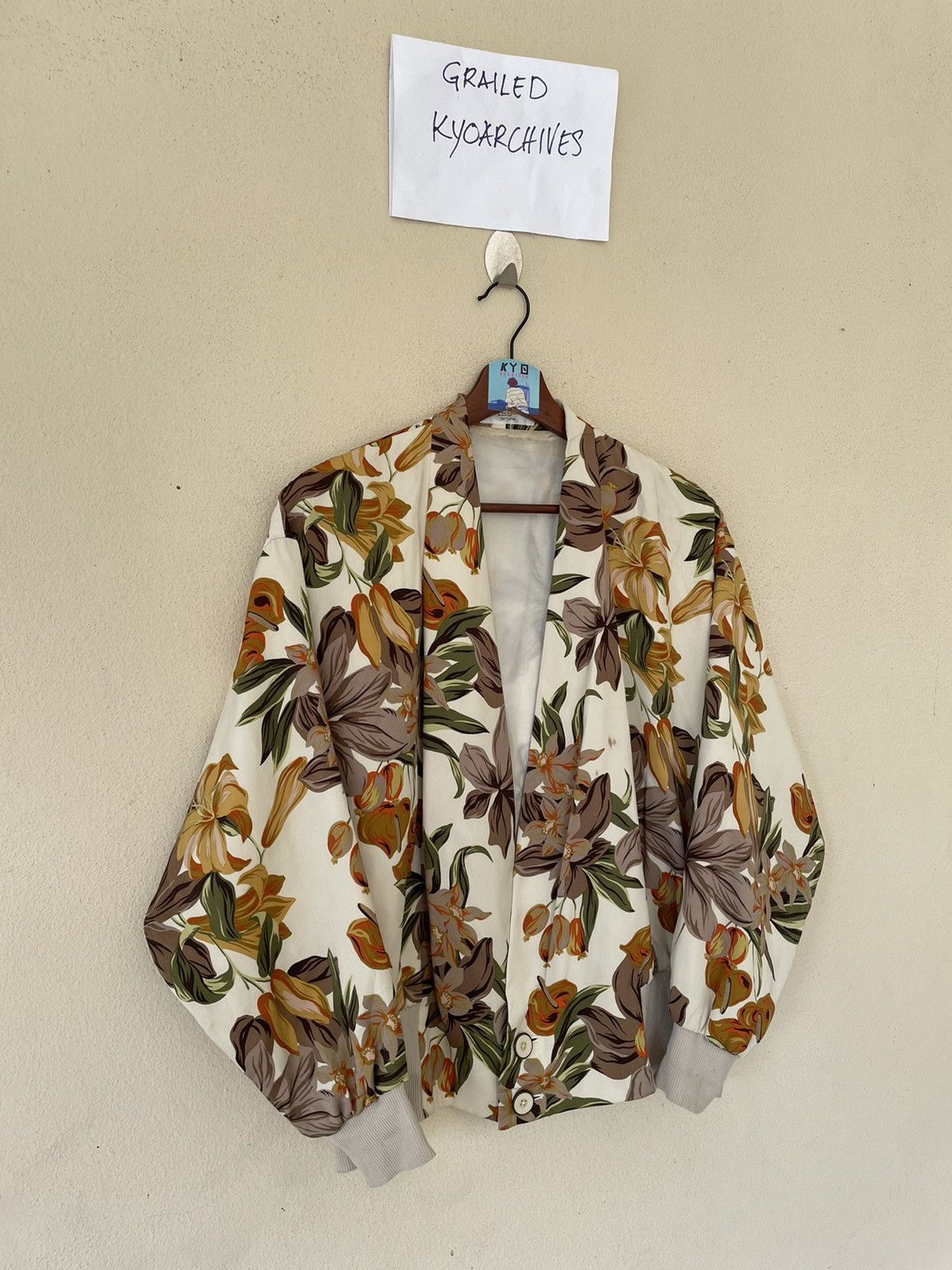 Japanese Brand × Vintage VINTAGE JAPANESE LEBE TOKYO STYLES FLORAL BOMBERS Size US M / EU 48-50 / 2 - 2 Thumbnail