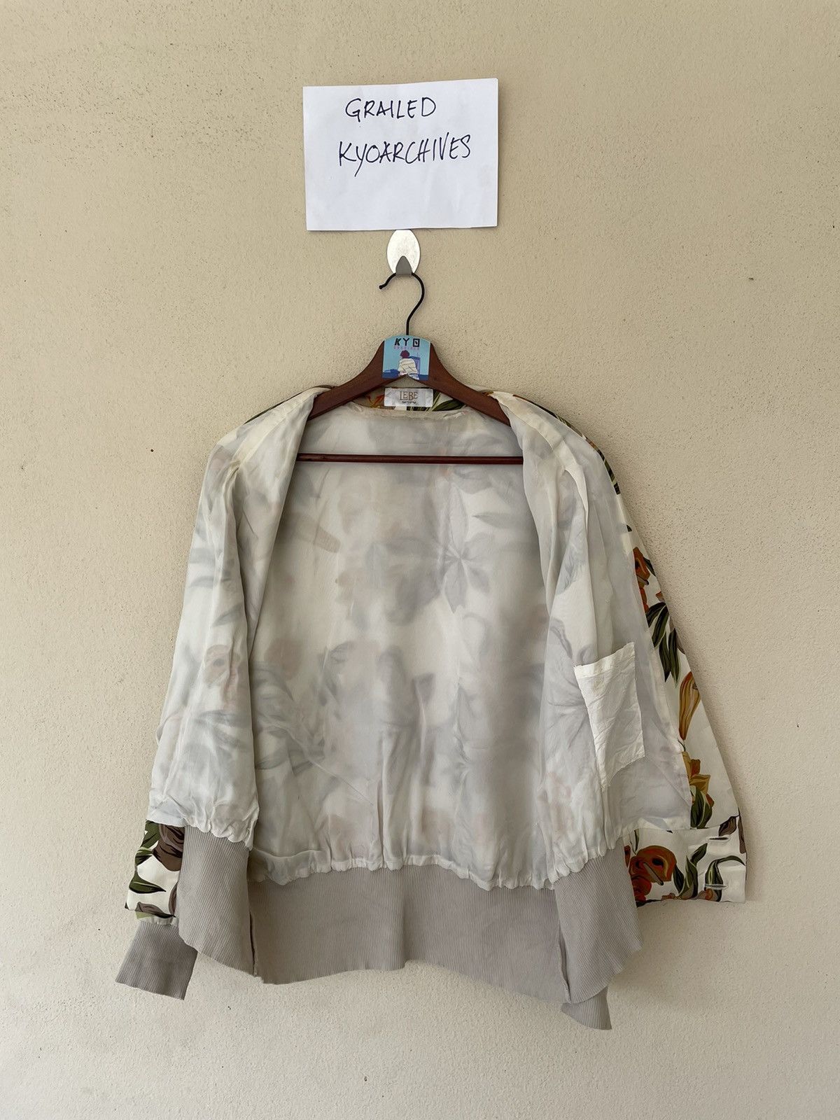 Japanese Brand × Vintage VINTAGE JAPANESE LEBE TOKYO STYLES FLORAL BOMBERS Size US M / EU 48-50 / 2 - 7 Thumbnail