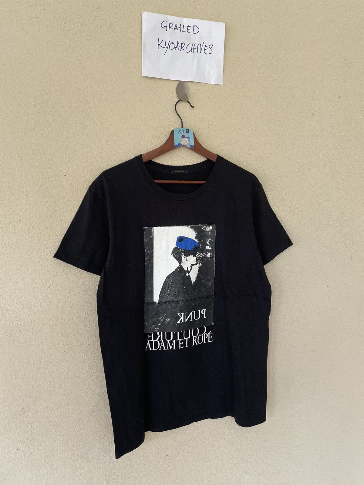 ADAM ET ROPE PUNK COUTURE ADAM ET ROPE BLACK TEE Size US L / EU 52-54 / 3 - 2 Thumbnail