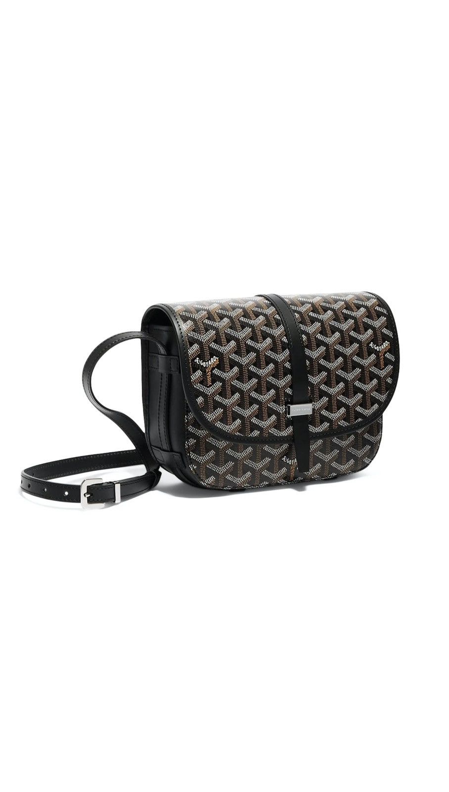image of Goyard Belvedere Pm Bag in Black, Men's