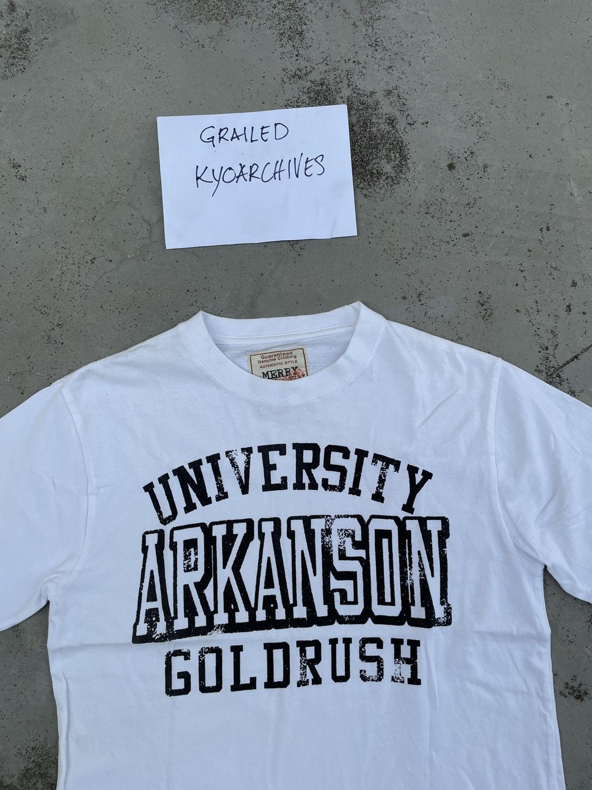 Japanese Brand UNIVERSITY ARKANSOM GOLDRUSH TEE Size US M / EU 48-50 / 2 - 2 Thumbnail
