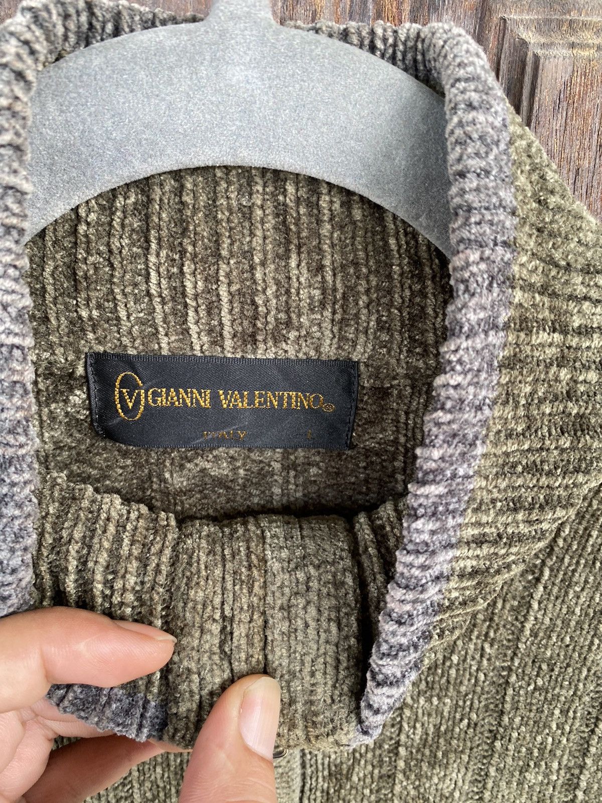 Aran Isles Knitwear × Gianni Valentino × Vintage OFFER🔥 Vintage Gianni Valentino Half Zip Sweater Jumper Size US M / EU 48-50 / 2 - 7 Thumbnail