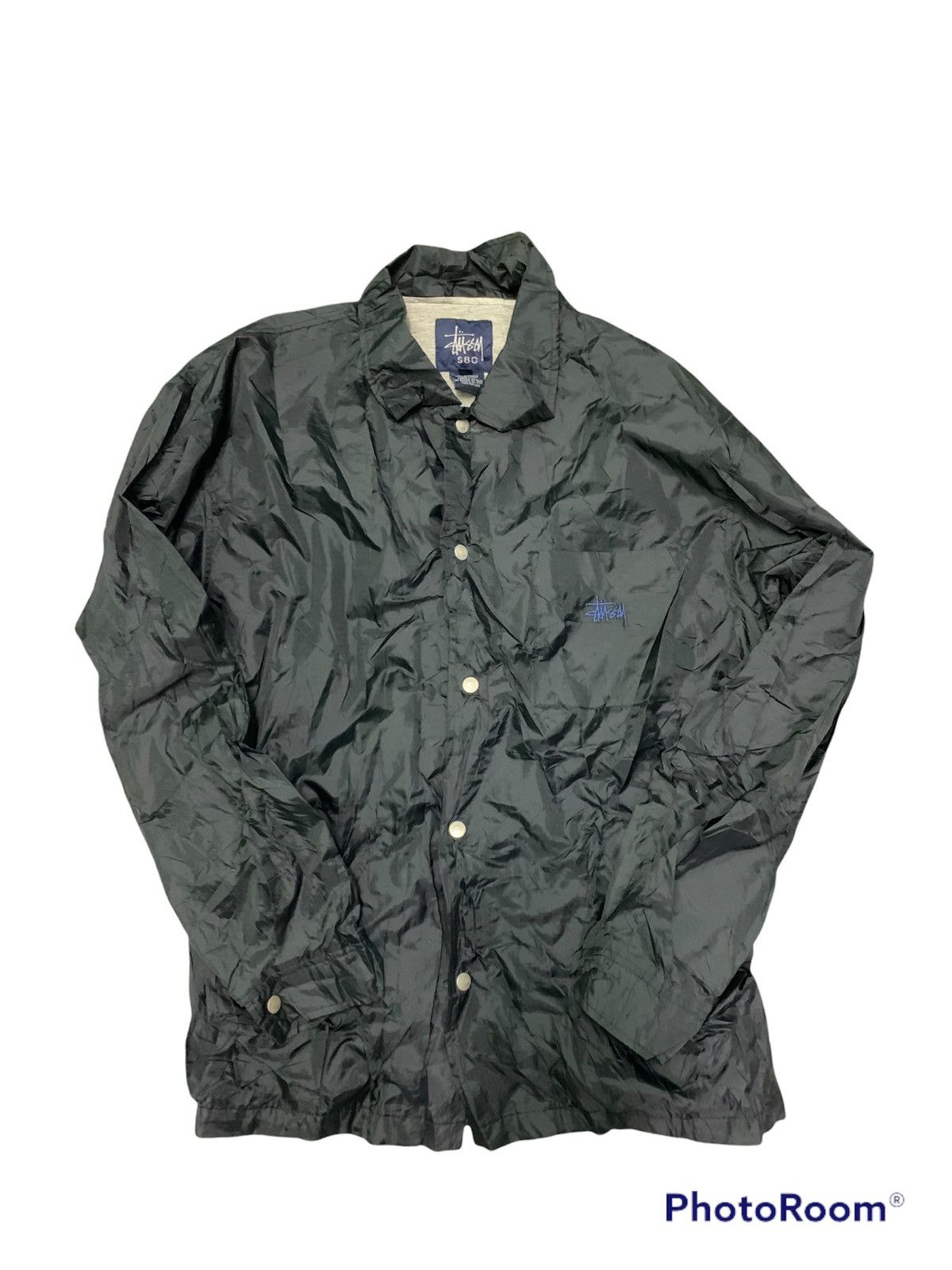 Stussy Nice Stussy Single Pocket Spellout Windbraker Size US L / EU 52-54 / 3 - 1 Thumbnail