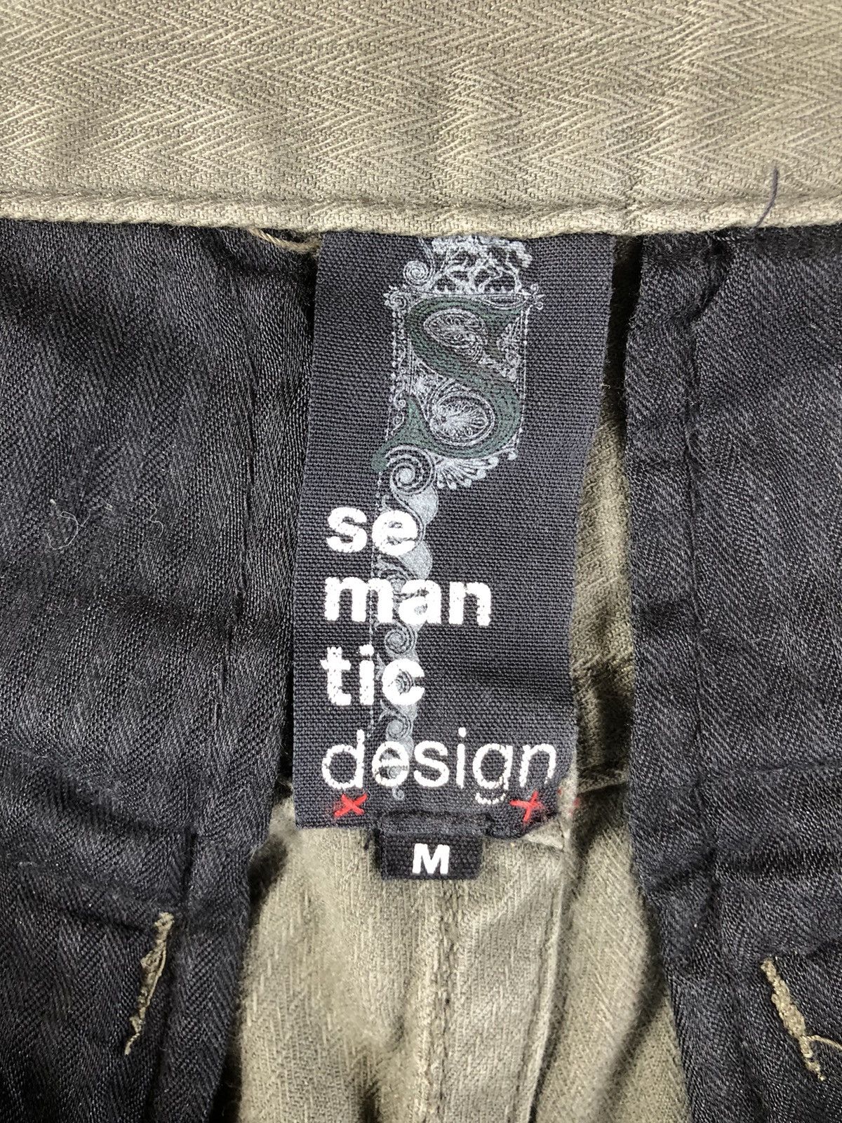 semanticdesign Semantic Design Flared Jeans Cargo Pants Multipocket Size US 32 / EU 48 - 14 Thumbnail