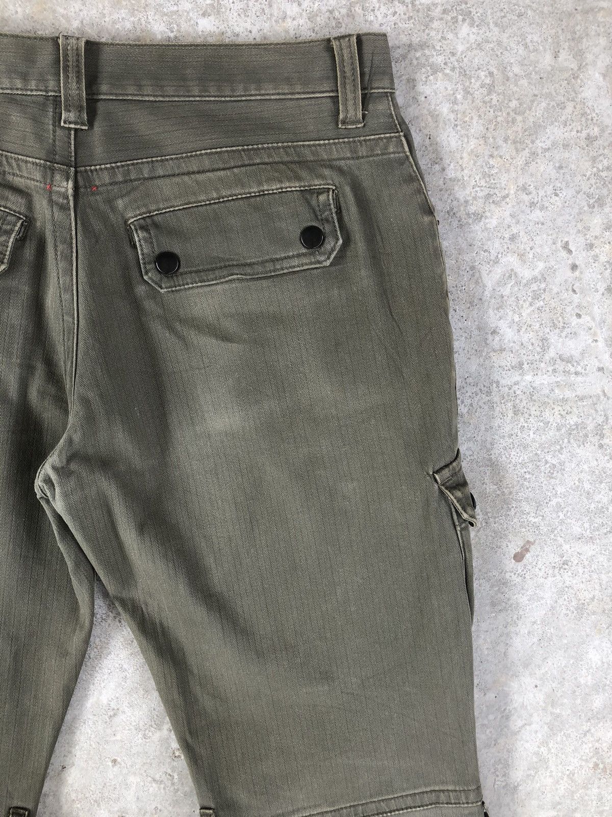 semanticdesign Semantic Design Flared Jeans Cargo Pants Multipocket Size US 32 / EU 48 - 10 Thumbnail