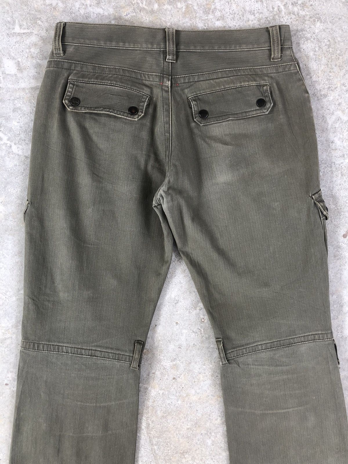 semanticdesign Semantic Design Flared Jeans Cargo Pants Multipocket Size US 32 / EU 48 - 8 Thumbnail