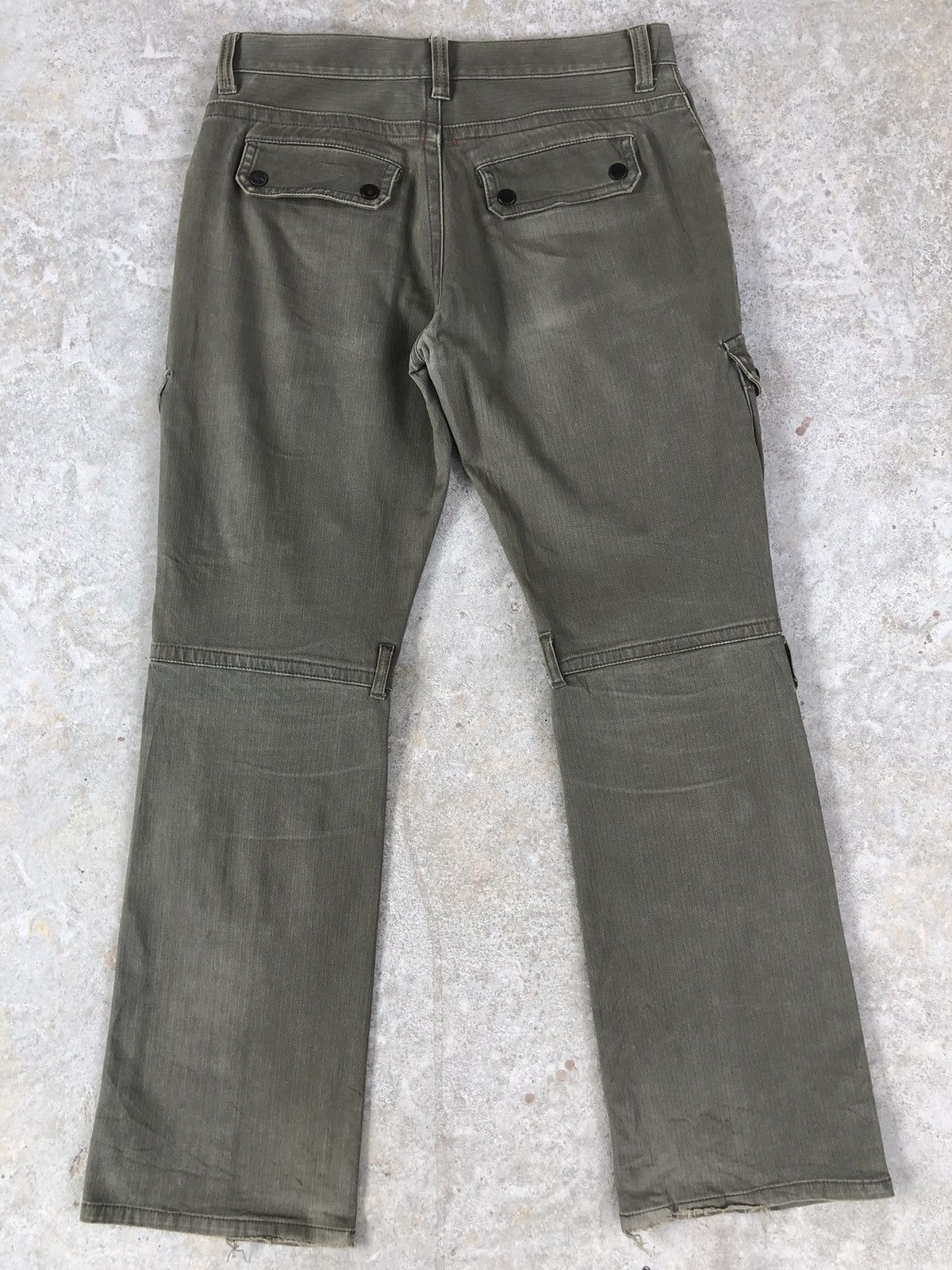 semanticdesign Semantic Design Flared Jeans Cargo Pants Multipocket Size US 32 / EU 48 - 2 Thumbnail
