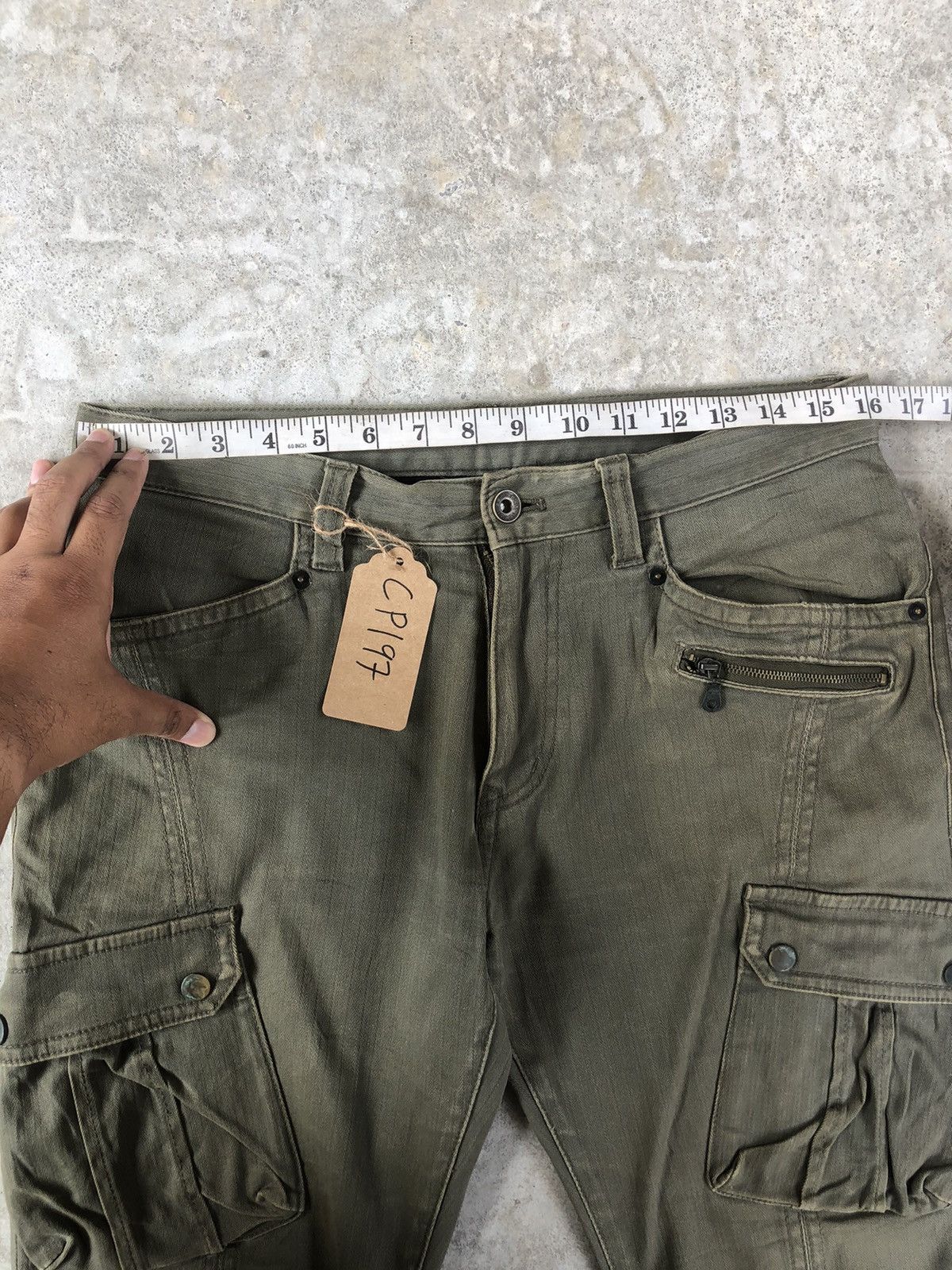 semanticdesign Semantic Design Flared Jeans Cargo Pants Multipocket Size US 32 / EU 48 - 16 Thumbnail