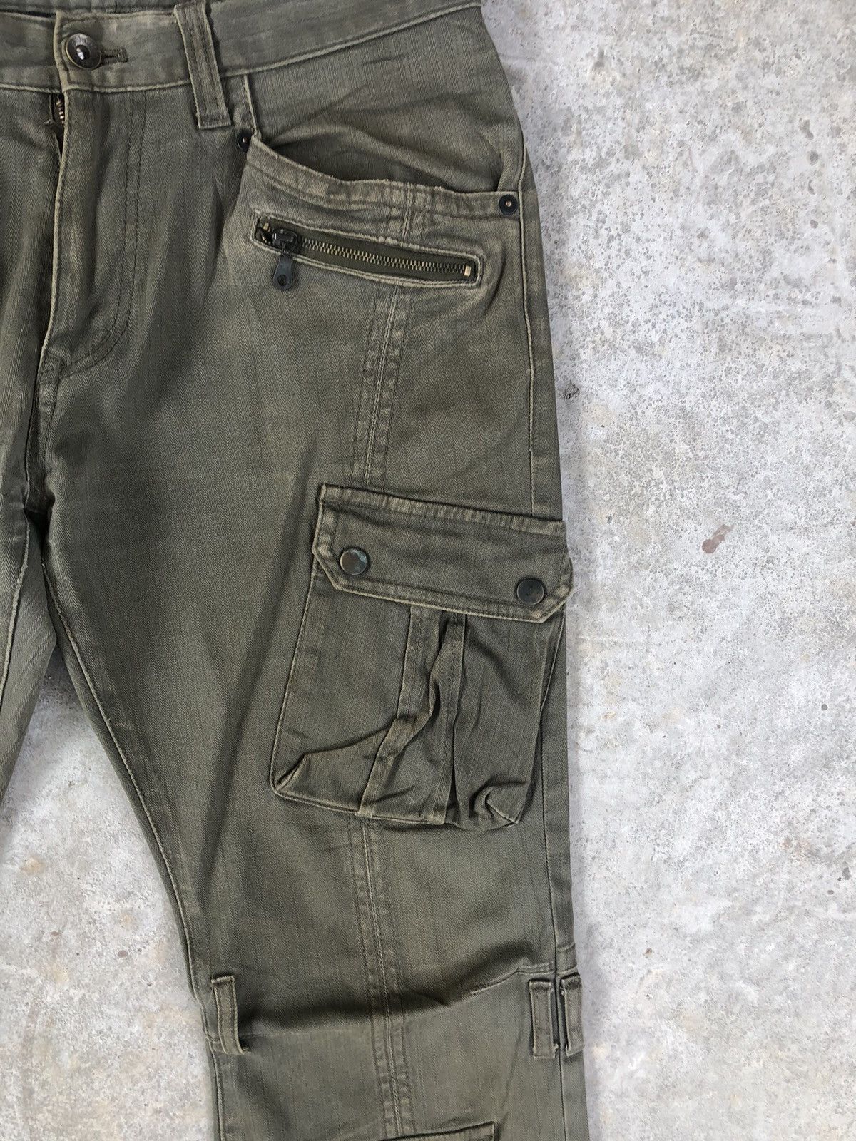 semanticdesign Semantic Design Flared Jeans Cargo Pants Multipocket Size US 32 / EU 48 - 5 Thumbnail