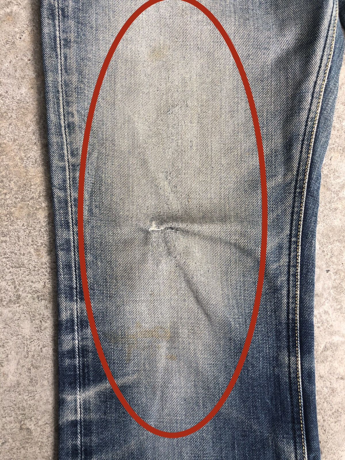 If Six Was Nine Japanese Lee Flared Jeans Distressed Jeans Size US 33 - 17 Thumbnail