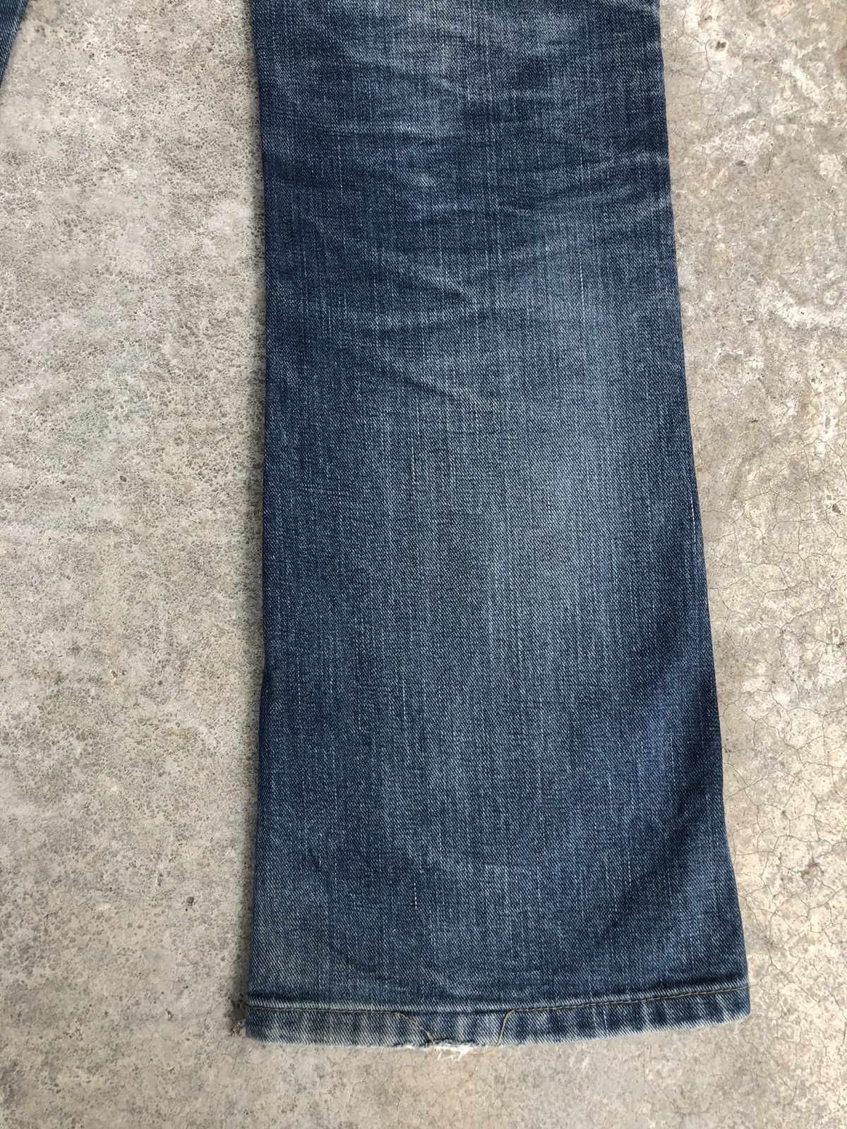 If Six Was Nine Japanese Lee Flared Jeans Distressed Jeans Size US 33 - 12 Thumbnail