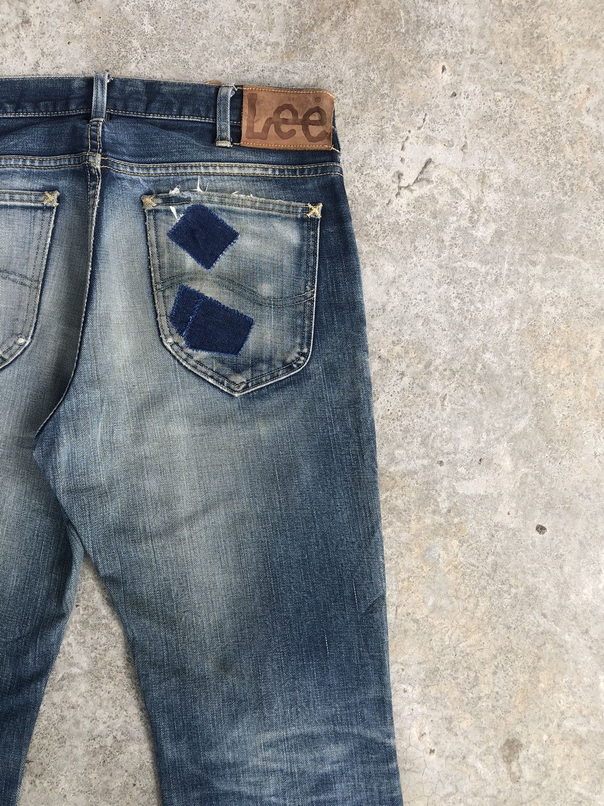 If Six Was Nine Japanese Lee Flared Jeans Distressed Jeans Size US 33 - 10 Thumbnail