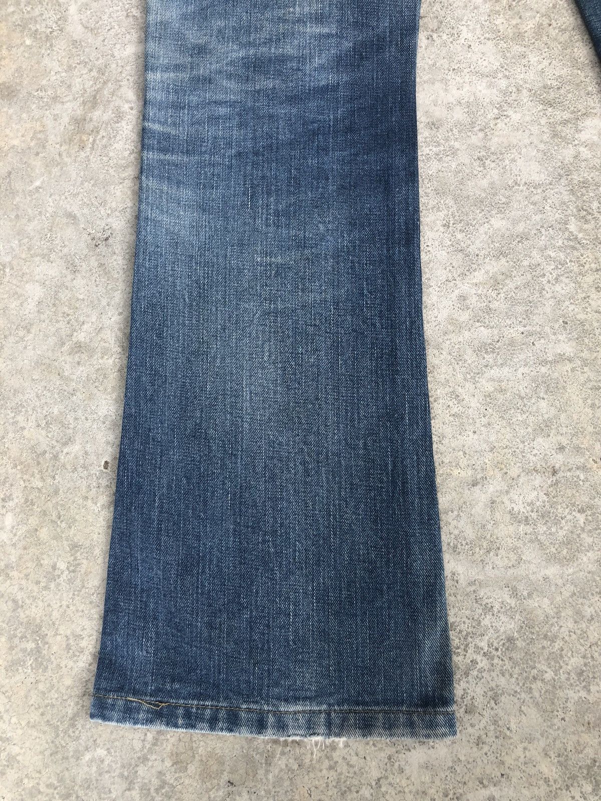 If Six Was Nine Japanese Lee Flared Jeans Distressed Jeans Size US 33 - 11 Thumbnail