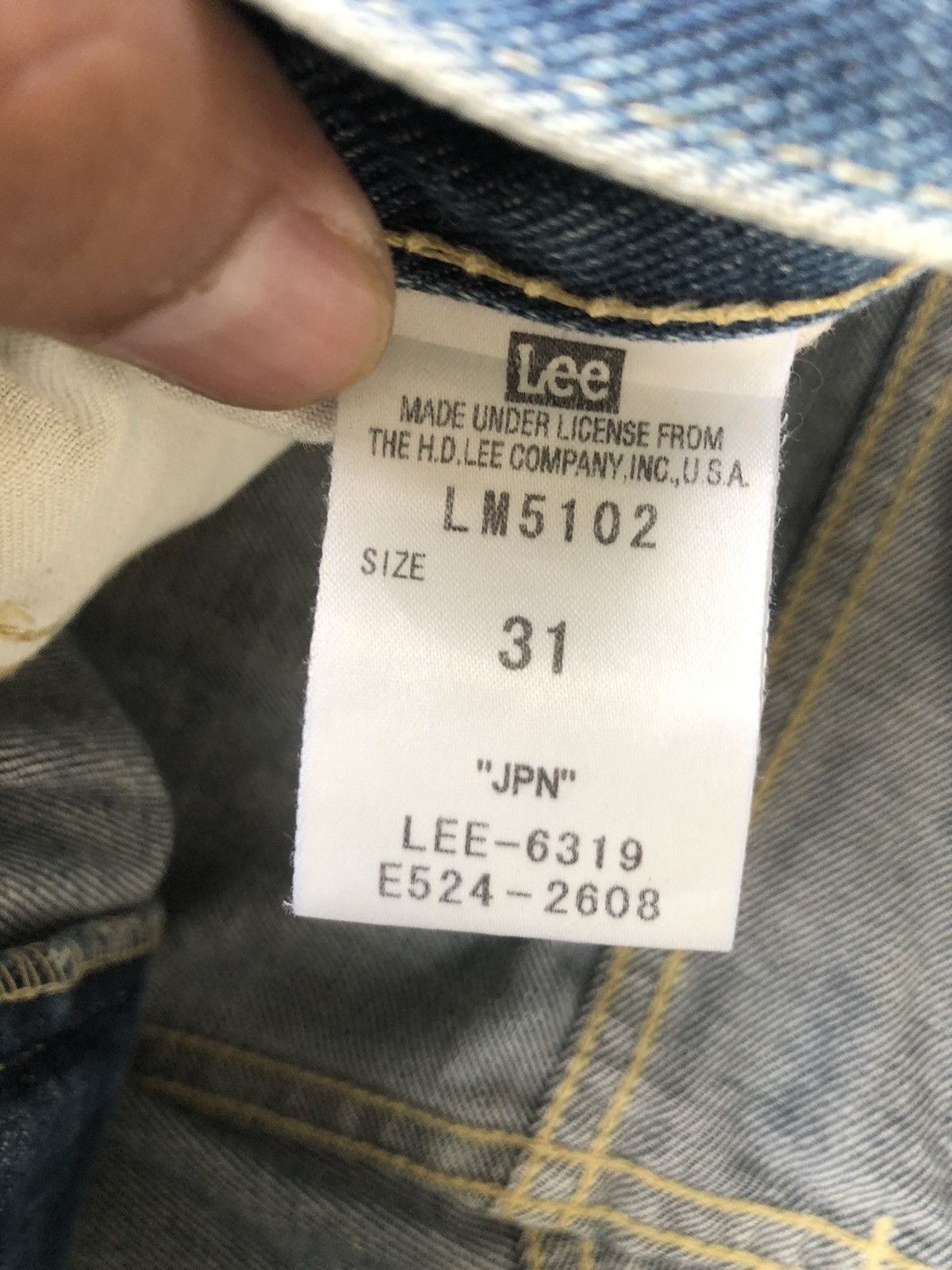 If Six Was Nine Japanese Lee Flared Jeans Distressed Jeans Size US 33 - 14 Thumbnail