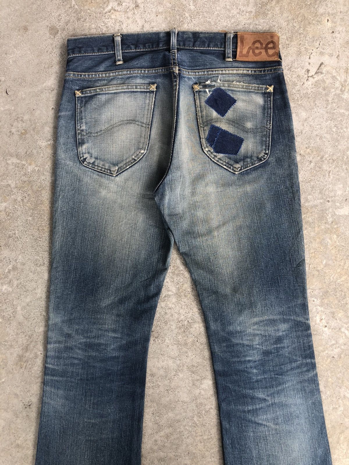 If Six Was Nine Japanese Lee Flared Jeans Distressed Jeans Size US 33 - 8 Thumbnail