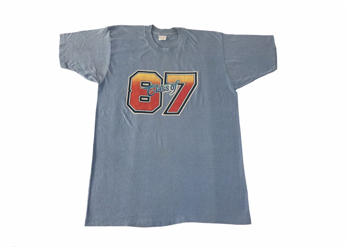 90s 50/50 Tee T-shirt Class Of 1989 Printed Big Logo