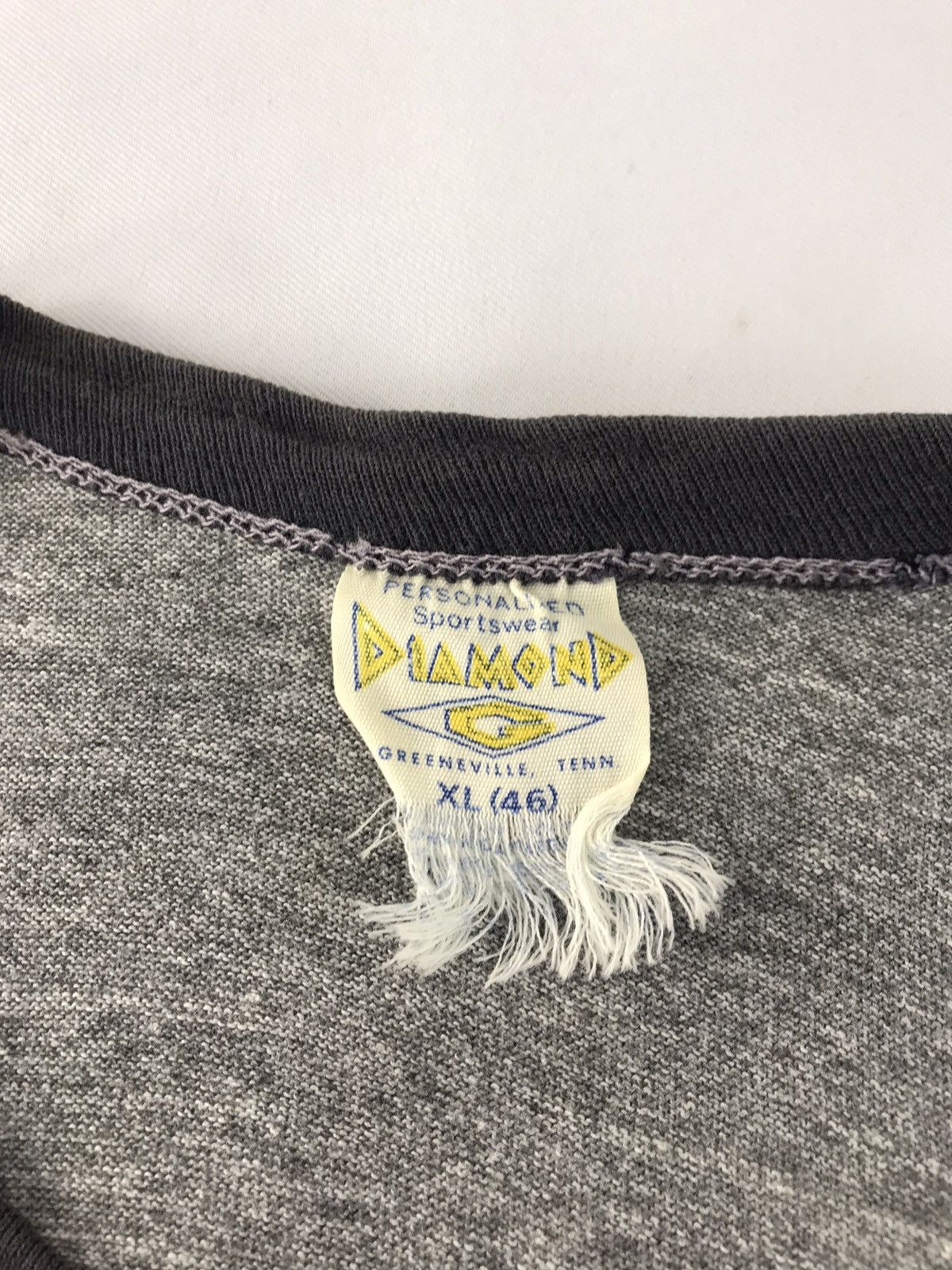 Vintage Texas Home Of Armadillo Grey Ringer Tee Soft Size US M / EU 48-50 / 2 - 4 Thumbnail