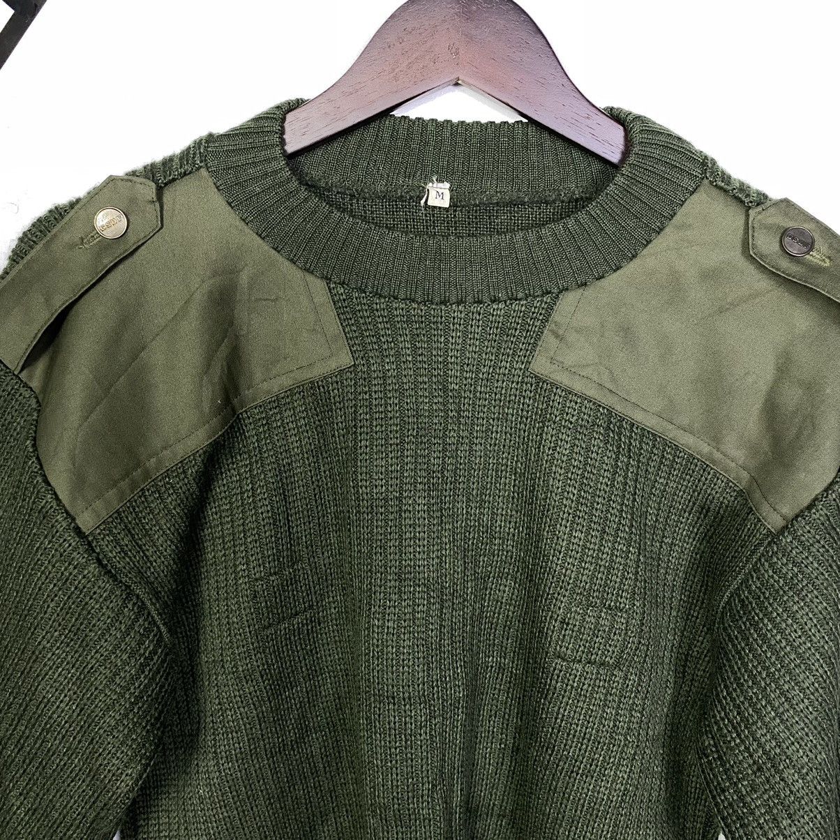 Aran Isles Knitwear Vintage Japanese Brand Army Crew Neck Knit Sweater Jumper Size US M / EU 48-50 / 2 - 3 Thumbnail