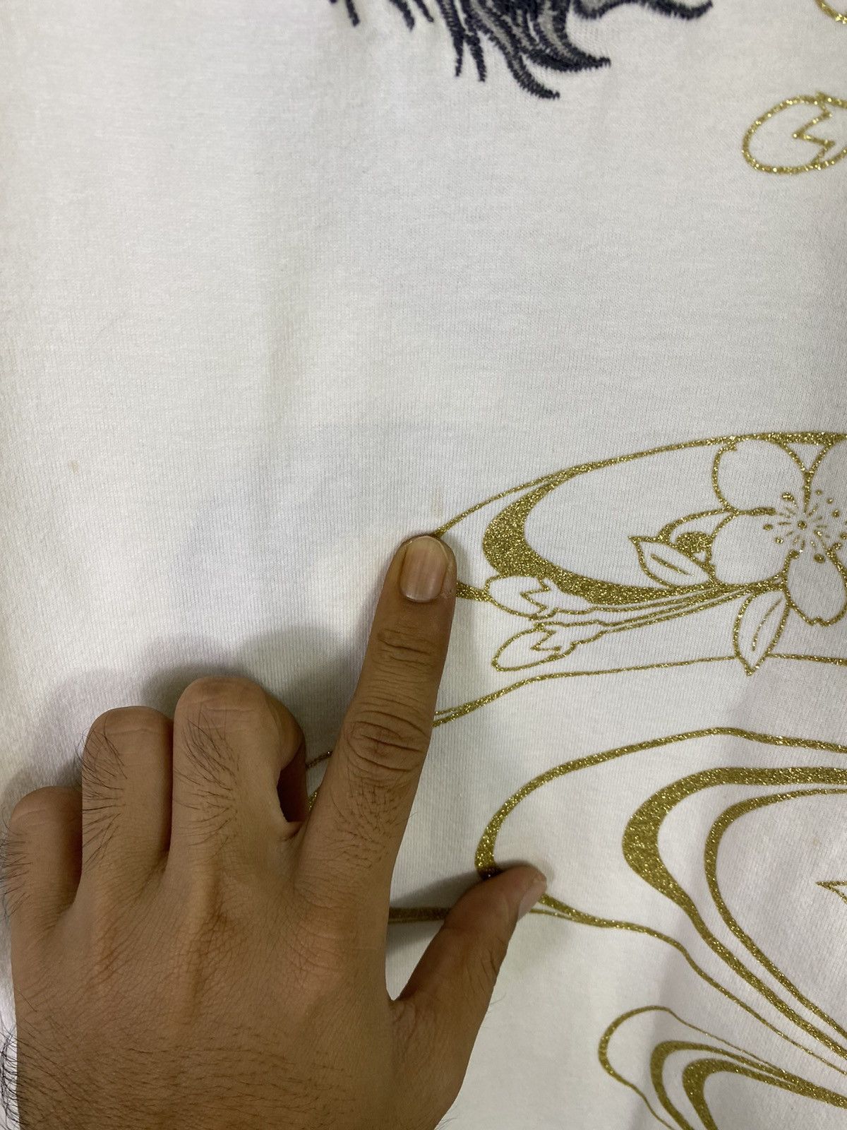 Japanese Brand Vintage Karakuri Tamashi Embroidary Dragon T Shirt Size US L / EU 52-54 / 3 - 10 Thumbnail