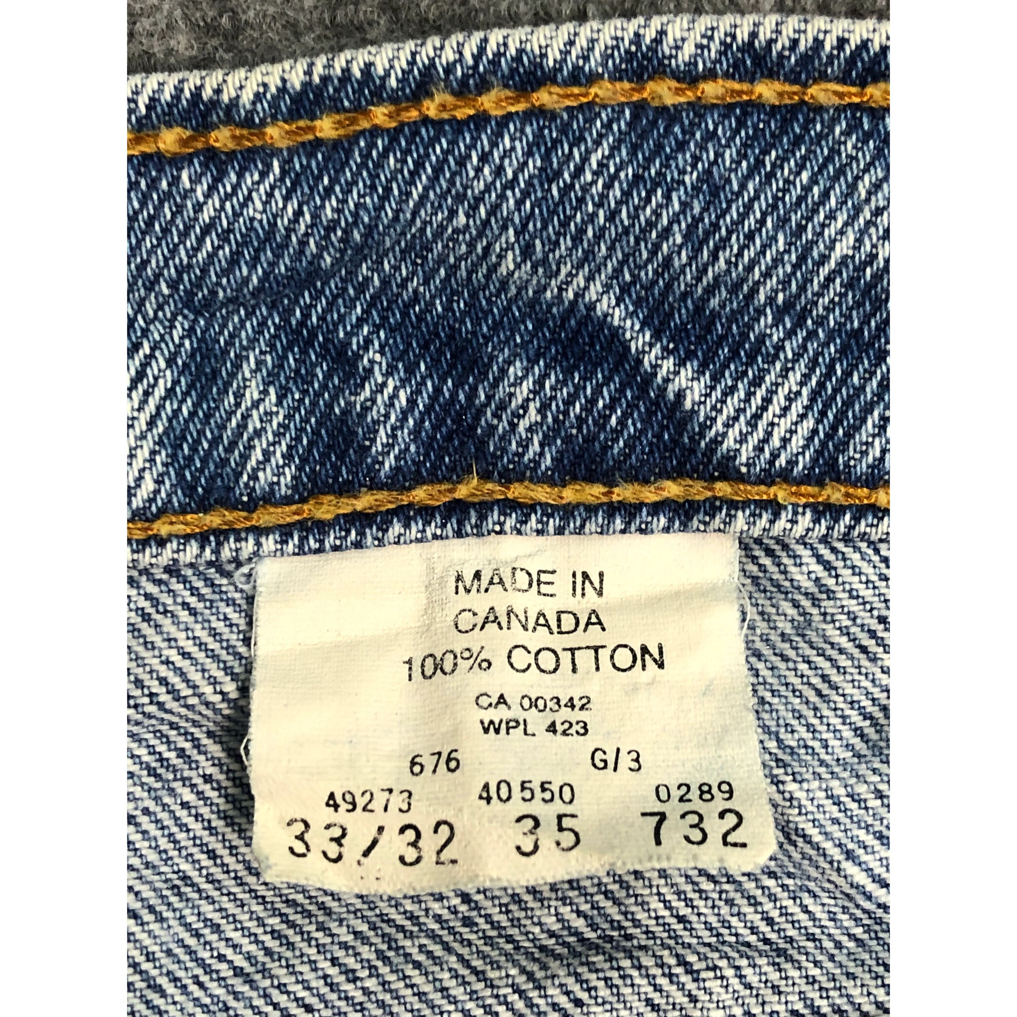Levi's Vintage 90s Levis 550 Relaxed Fit Faded Denim DP0191 Size US 32 / EU 48 - 6 Thumbnail