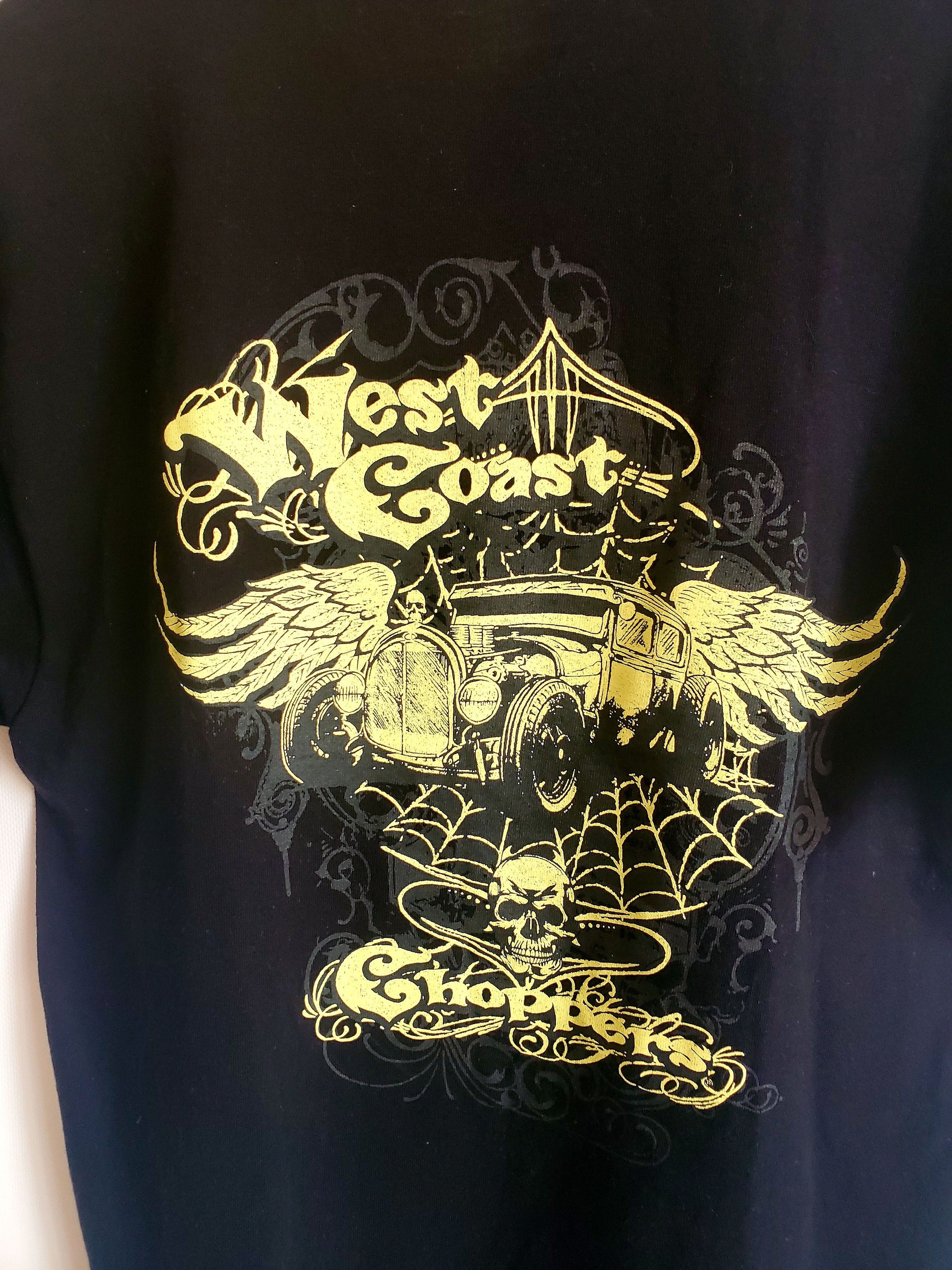 Harley Davidson × Vintage Rare vintage west coast choppers fuck u t-shirt size M Size US M / EU 48-50 / 2 - 3 Thumbnail