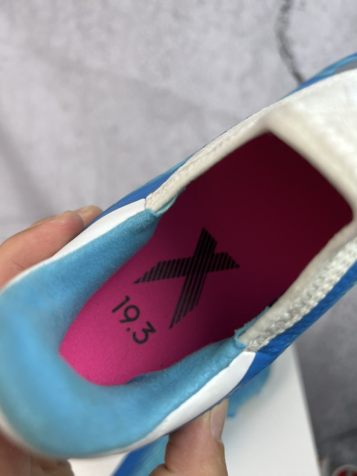Adidas Adidas X 19.2 FG White Blue Size US 10 / EU 43 - 4 Thumbnail