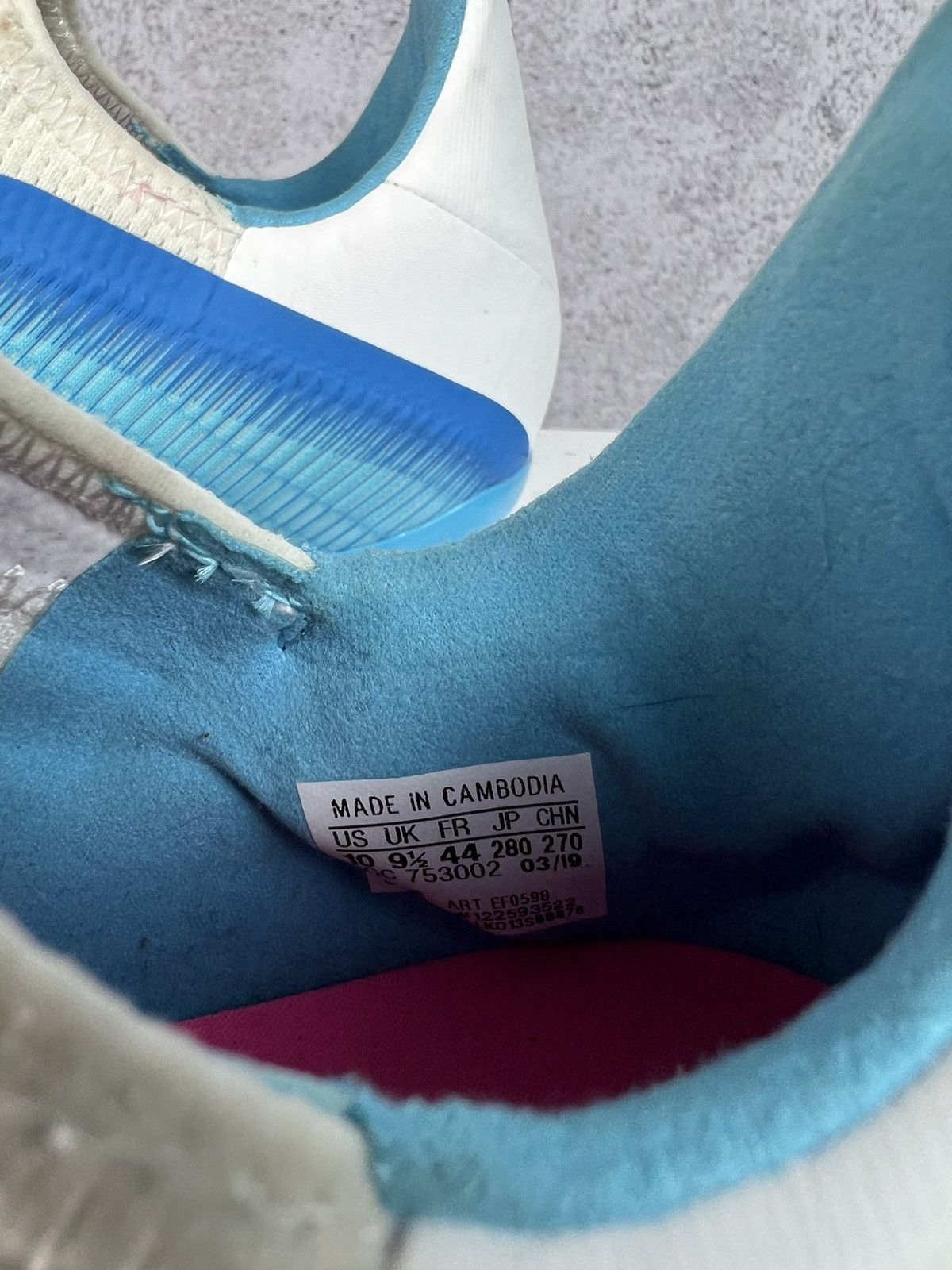 Adidas Adidas X 19.2 FG White Blue Size US 10 / EU 43 - 10 Thumbnail