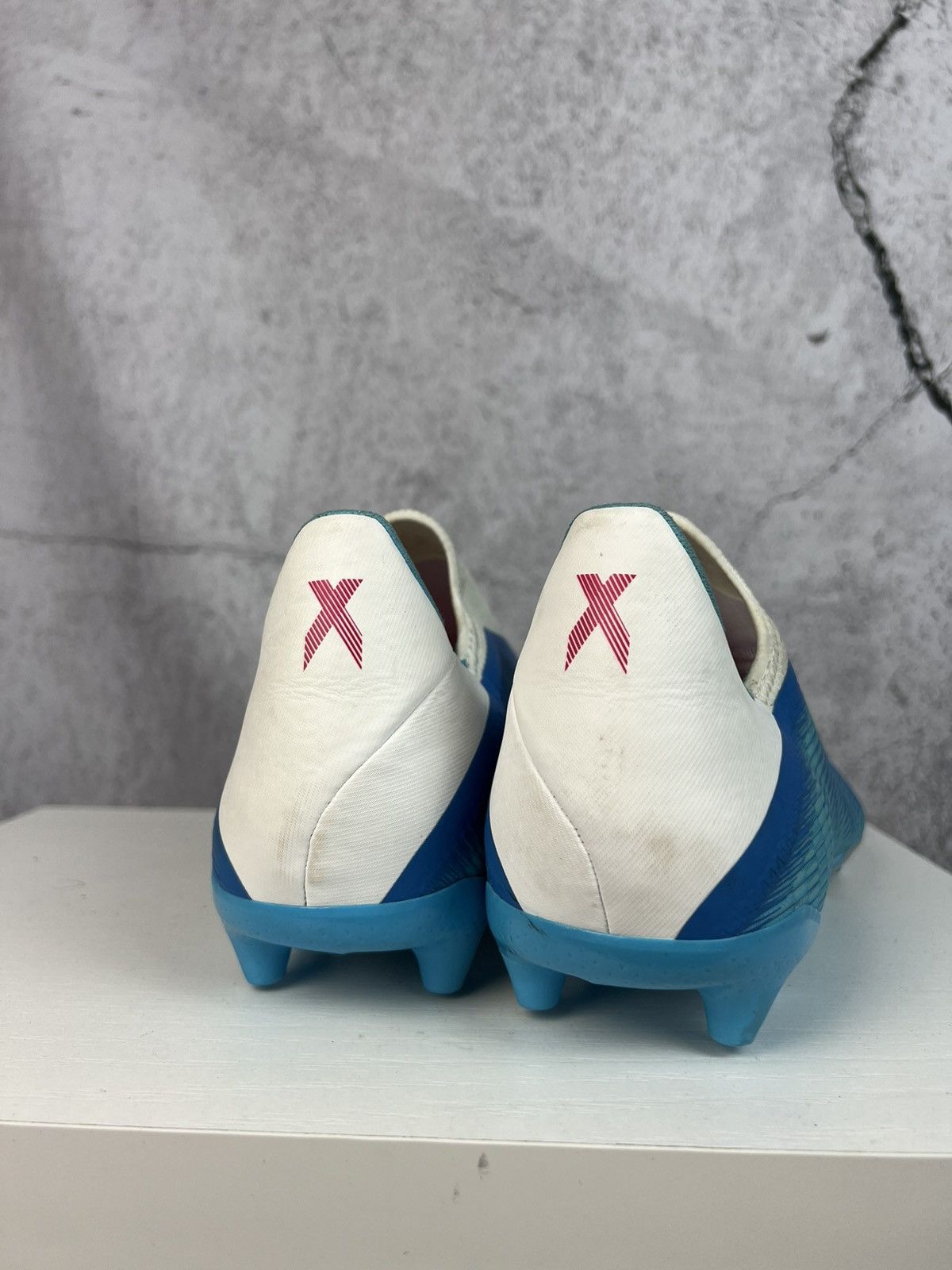 Adidas Adidas X 19.2 FG White Blue Size US 10 / EU 43 - 5 Thumbnail