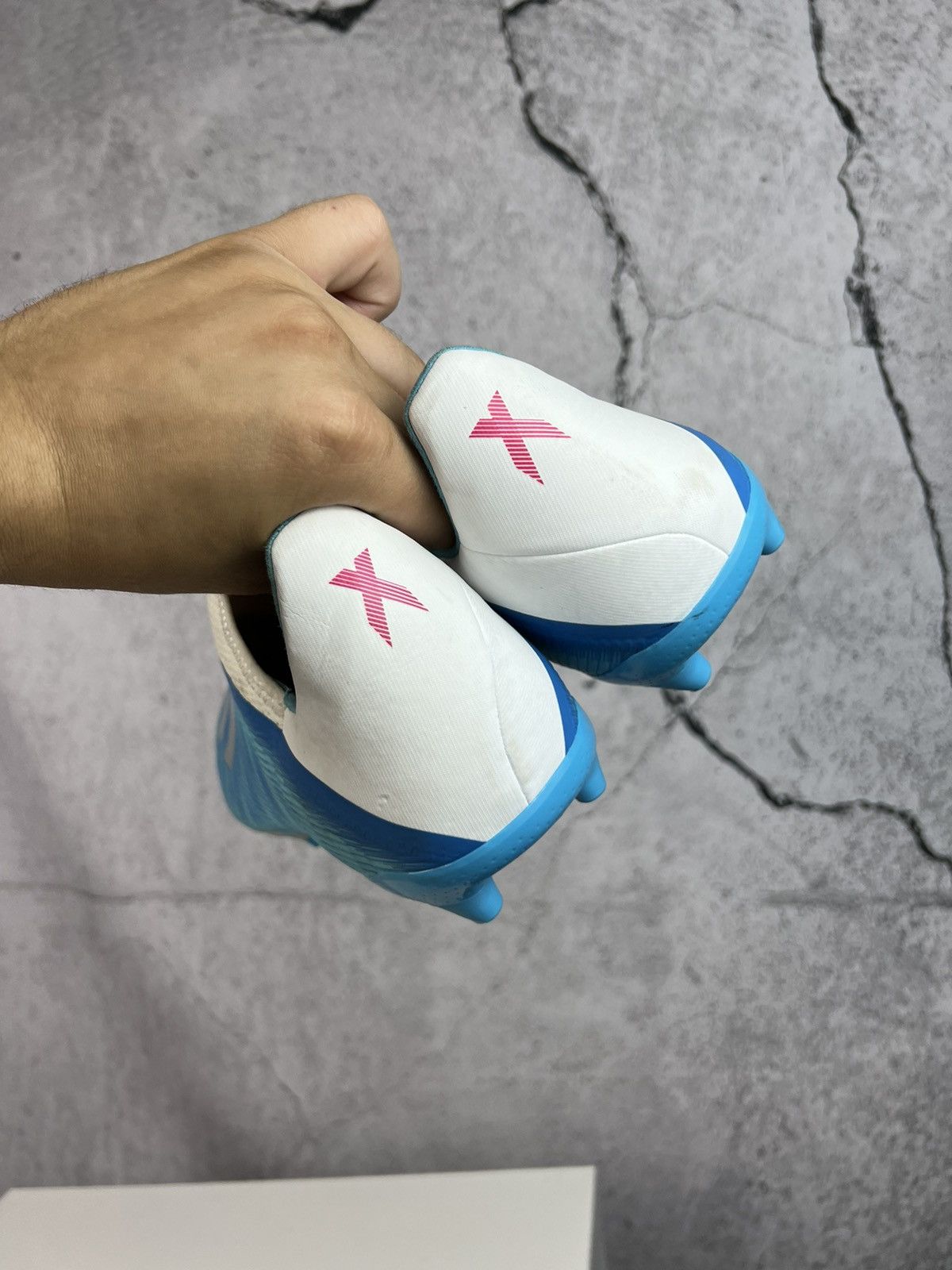 Adidas Adidas X 19.2 FG White Blue Size US 10 / EU 43 - 12 Thumbnail