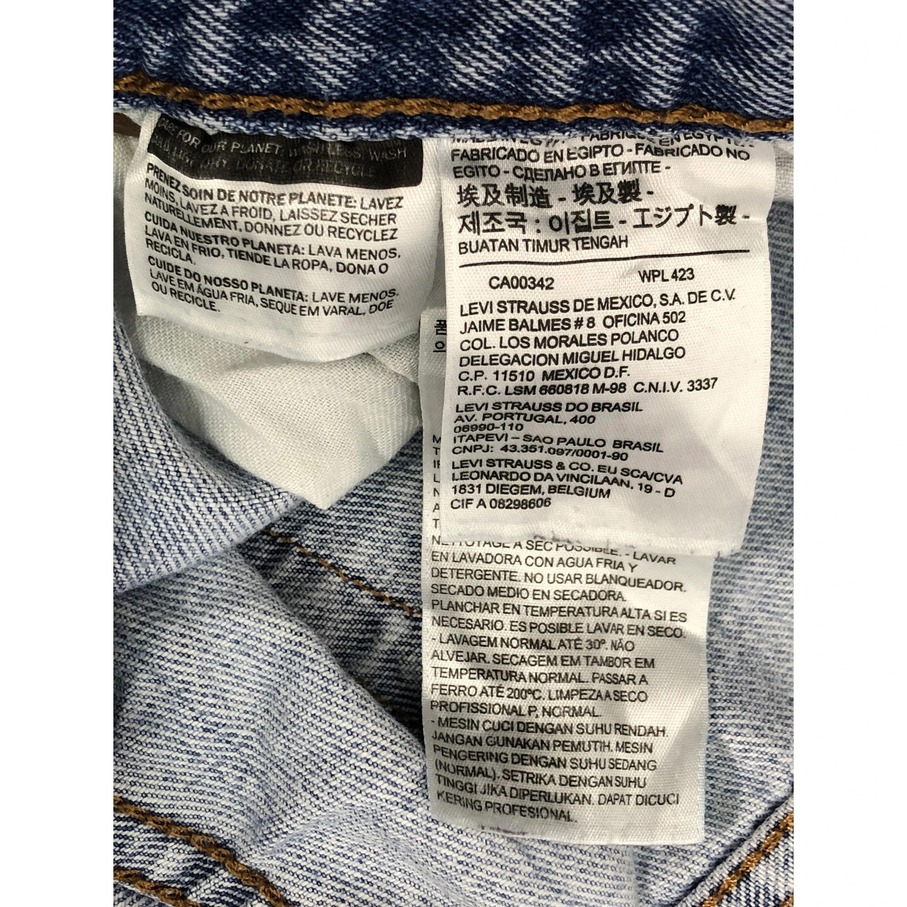 Levi's Vintage Levis 501 Distressed Faded Denim DP0072 Size US 32 / EU 48 - 6 Thumbnail