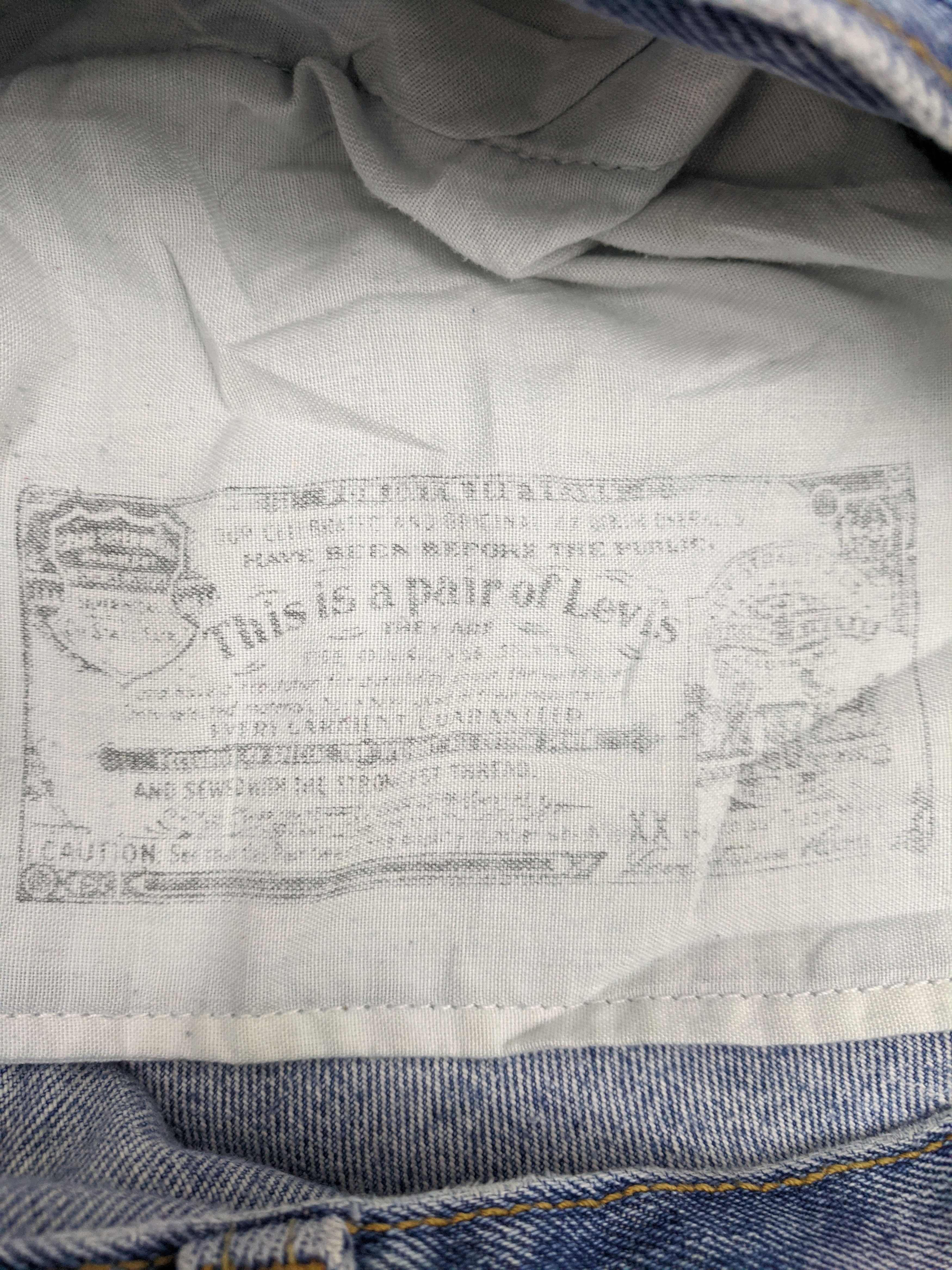 Levi's Vintage 90s Levis 501 Jeans DP0714 Size US 32 / EU 48 - 18 Thumbnail