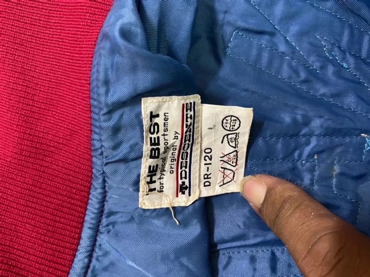 Japanese Brand × Vintage VTG CANADA ACADEMY DISTRESSED LEATHER SLEEVE VARSITY JACKET Size US M / EU 48-50 / 2 - 12 Thumbnail