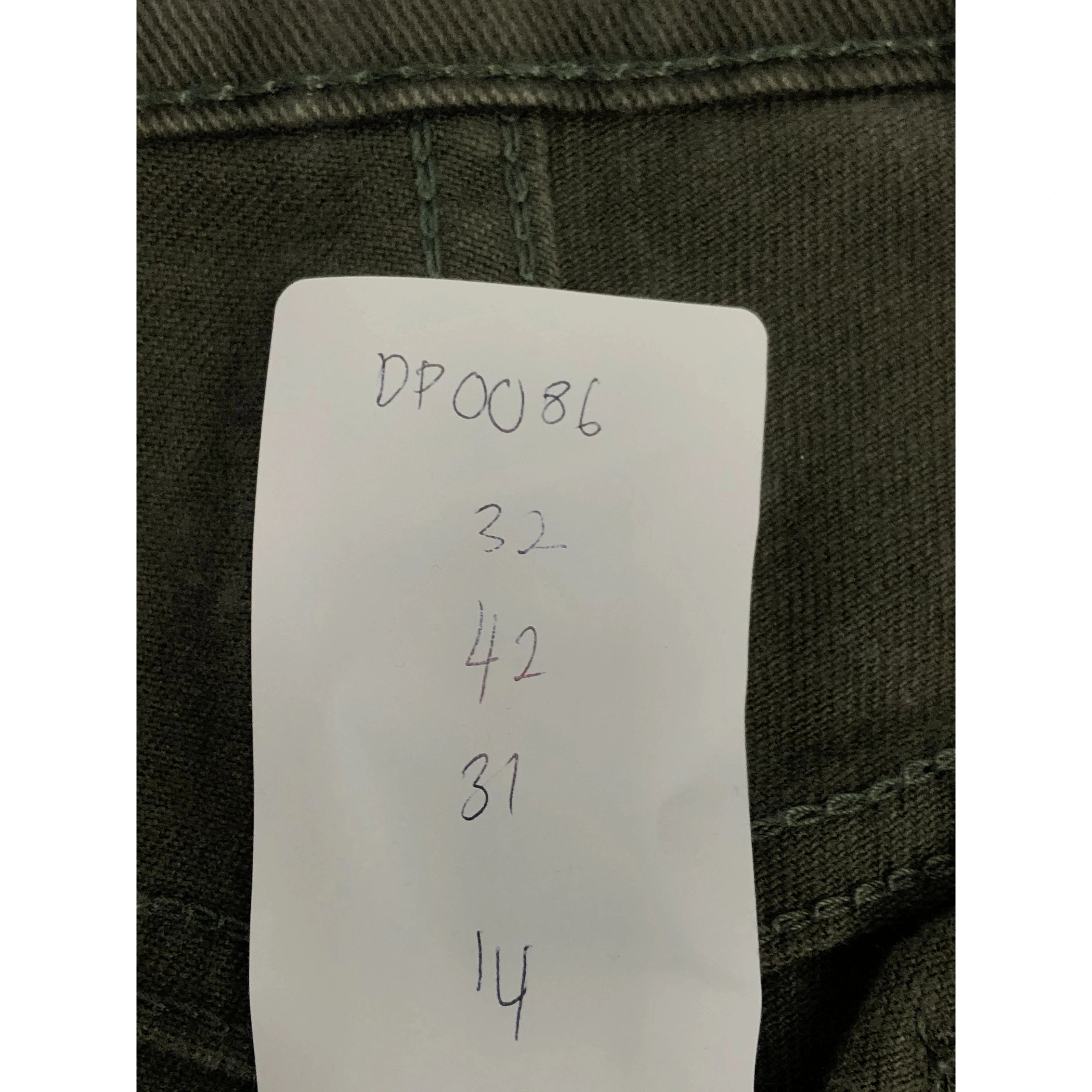 Levi's Vintage 90s Levis 550 Relaxed Fit Olive Green DP0086 Size US 32 / EU 48 - 8 Thumbnail