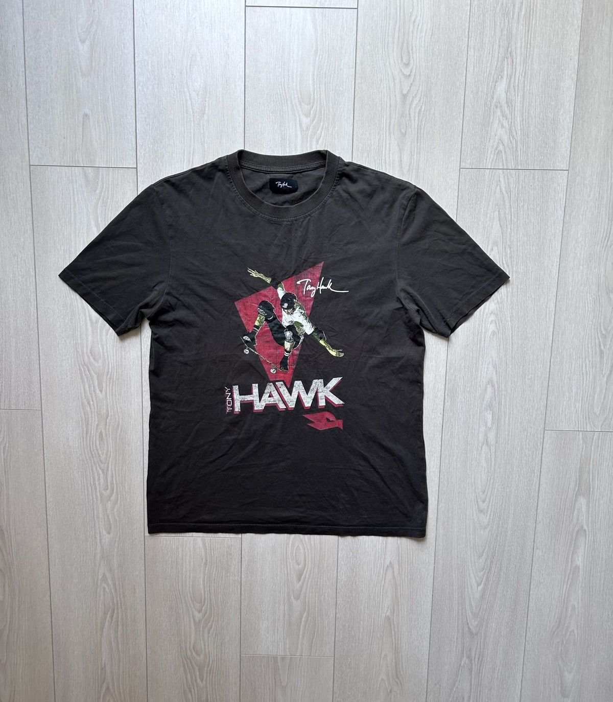 T-shirt Garçon Tony Hawk - Manches Longues Rouge - Taille S - Occasion Très Bon état