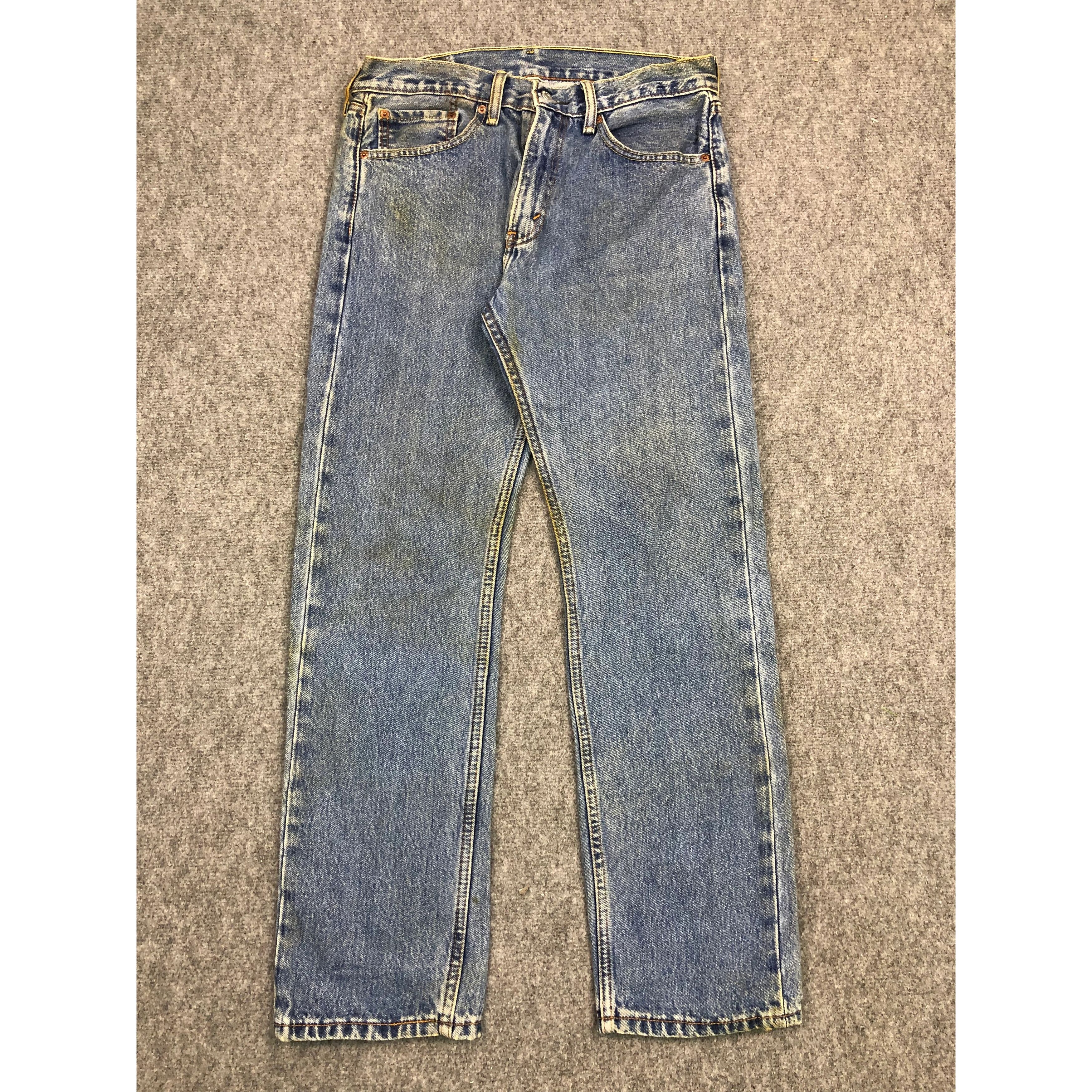 Levi's Vintage Levis 505 Regular Fit Blue Denim DP0243 Size US 32 / EU 48 - 1 Thumbnail