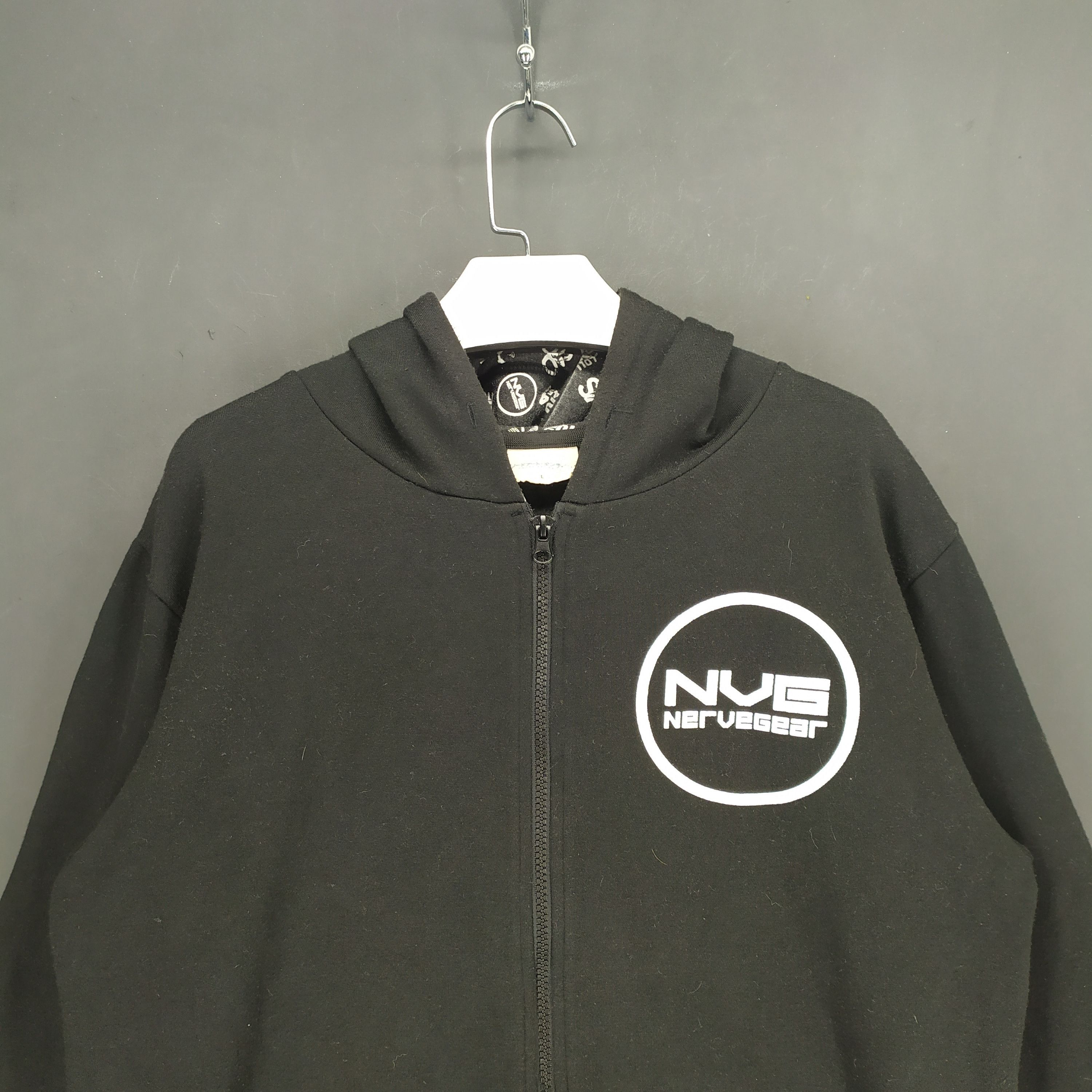 Anime Sword Art Online Big Logo Zipper Hoodies #1235-51 Size US L / EU 52-54 / 3 - 4 Thumbnail
