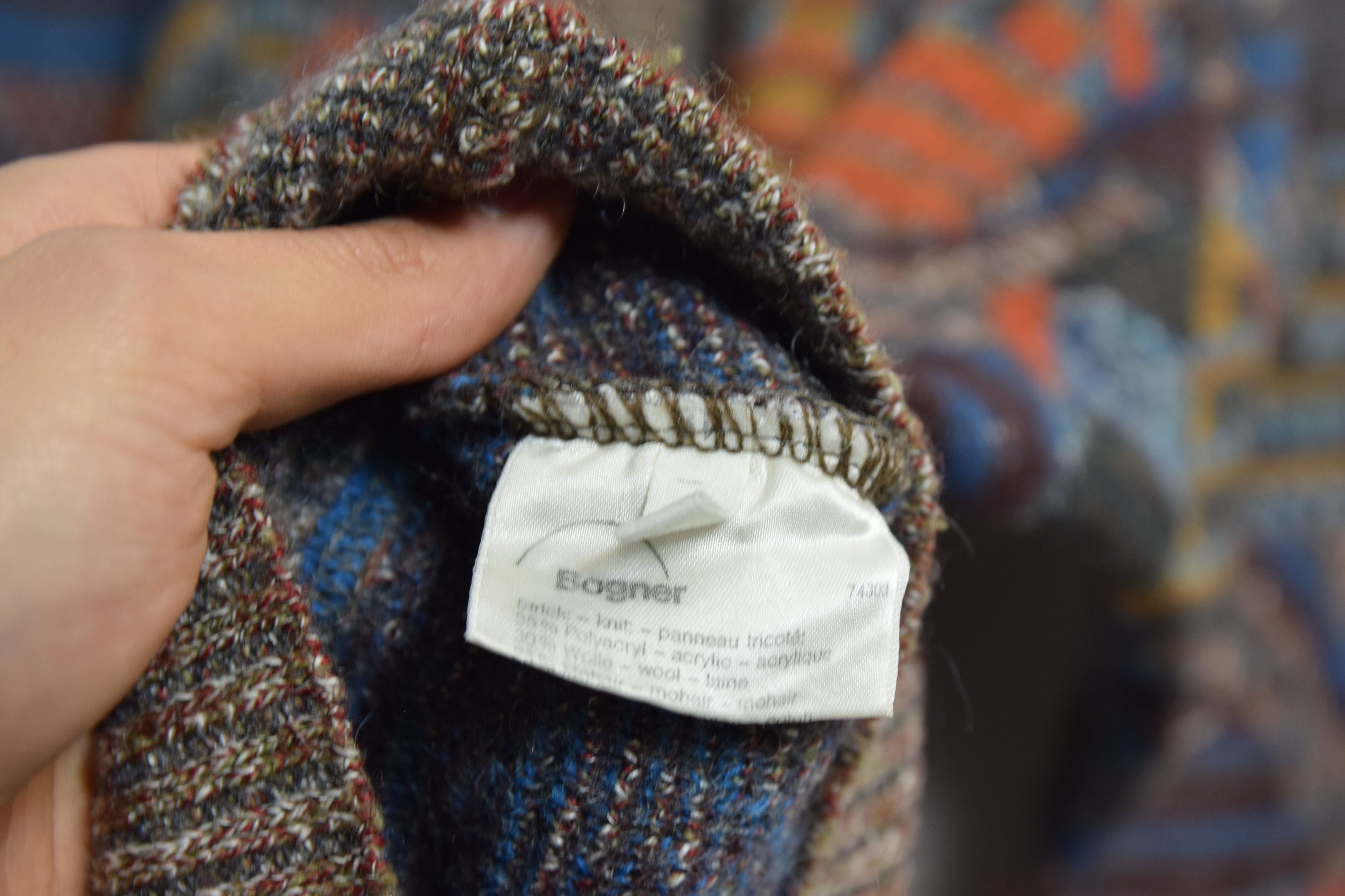 Bogner × Vintage 80s Heavy Wool Mohair Bogner Knitwear Cardigan M Sweater Size US M / EU 48-50 / 2 - 5 Thumbnail