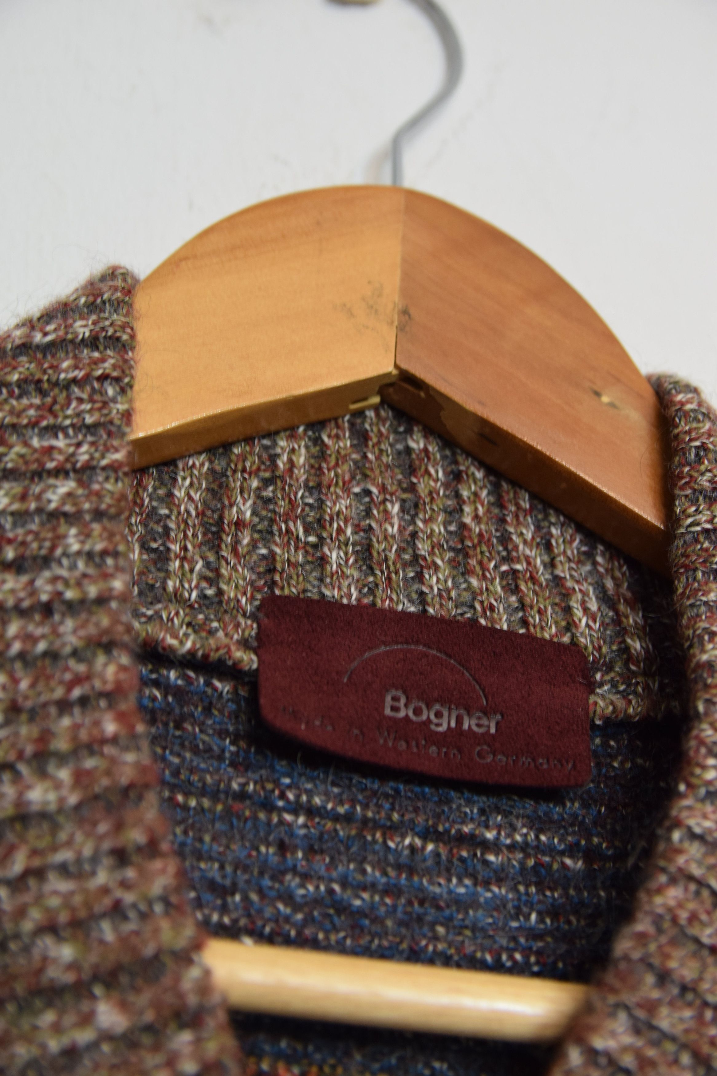 Bogner × Vintage 80s Heavy Wool Mohair Bogner Knitwear Cardigan M Sweater Size US M / EU 48-50 / 2 - 4 Thumbnail