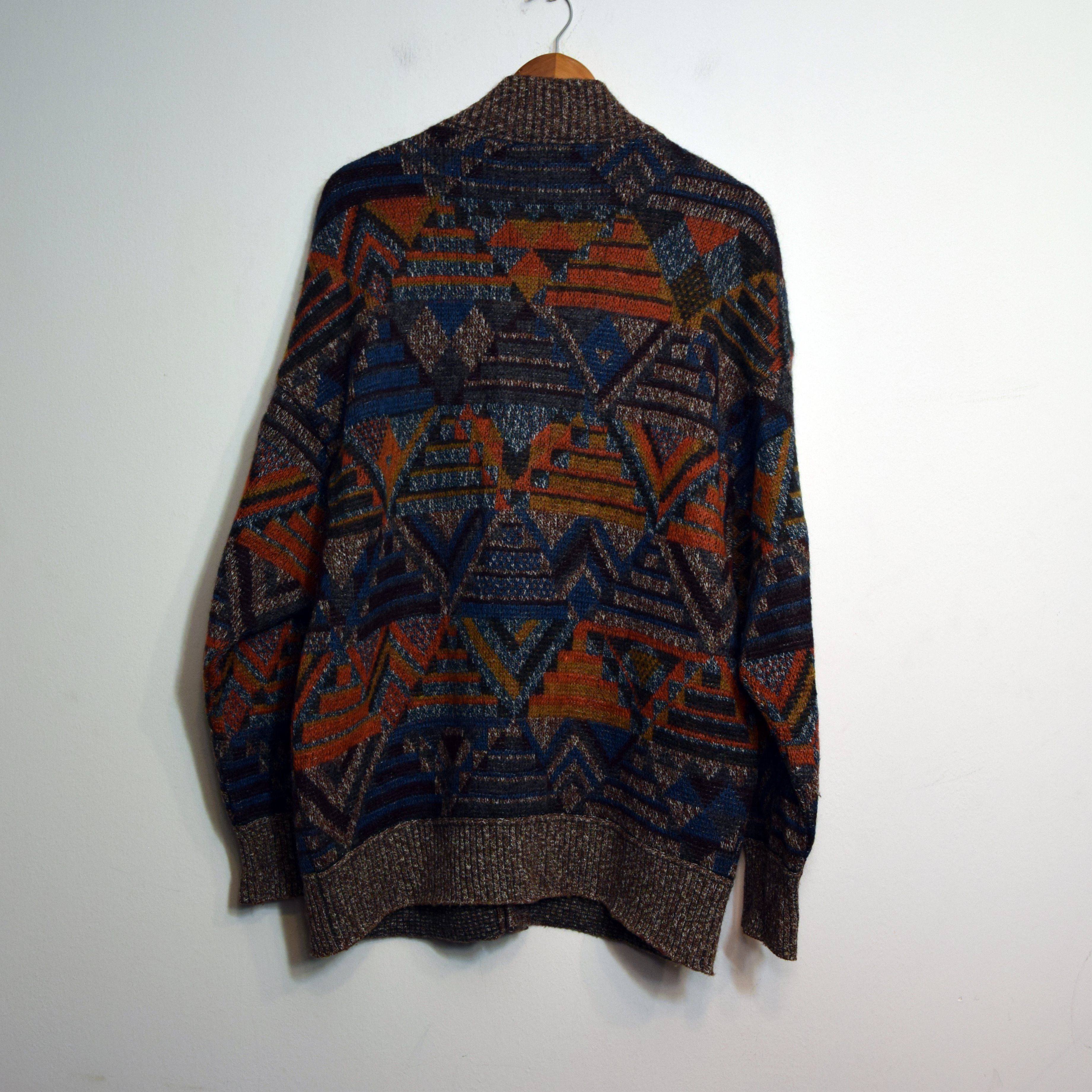 Bogner × Vintage 80s Heavy Wool Mohair Bogner Knitwear Cardigan M Sweater Size US M / EU 48-50 / 2 - 7 Thumbnail