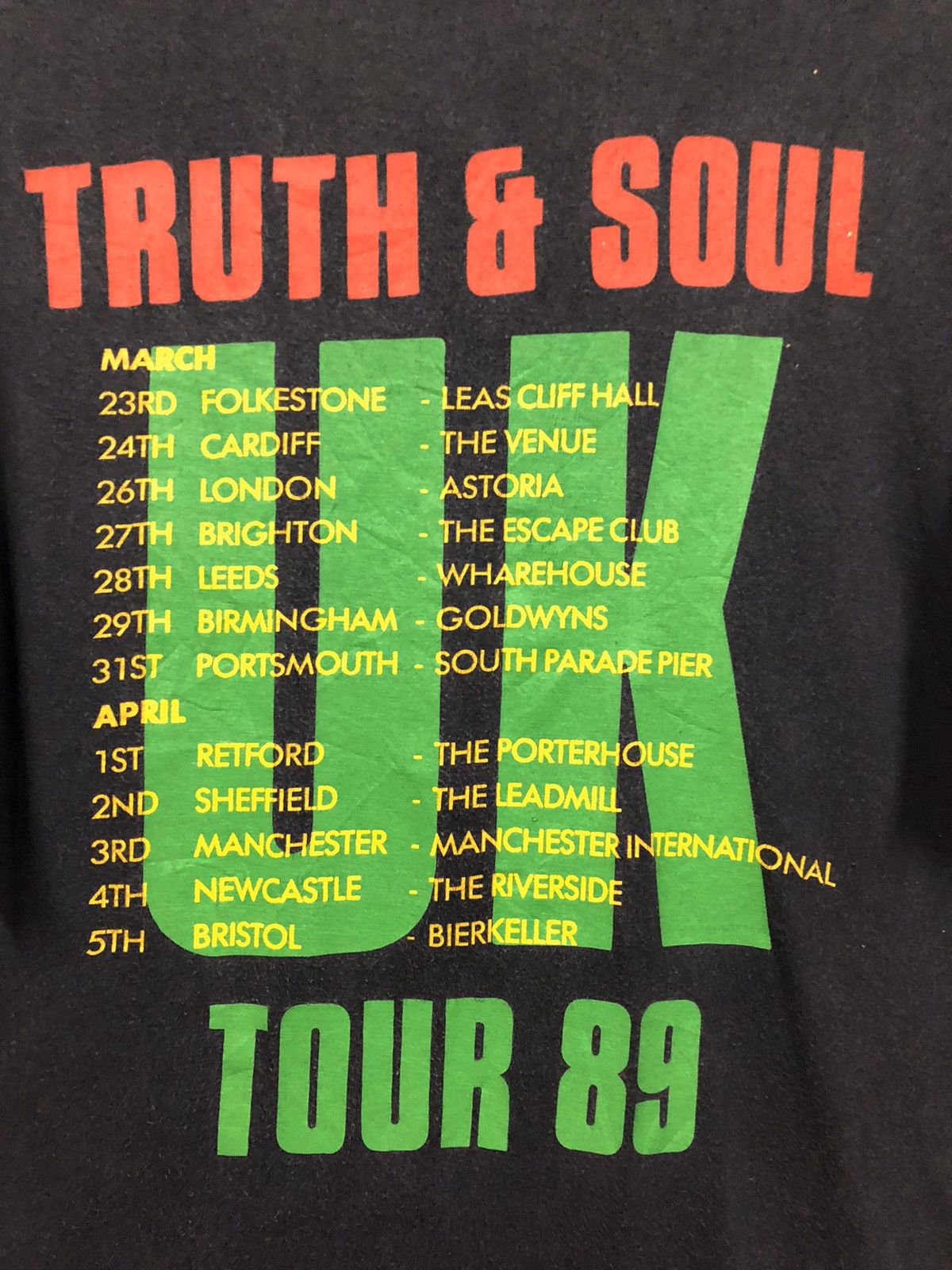 Band Tees Vintage 80s fishbone truth & soul tour uk Grunge Tee Size US L / EU 52-54 / 3 - 3 Thumbnail