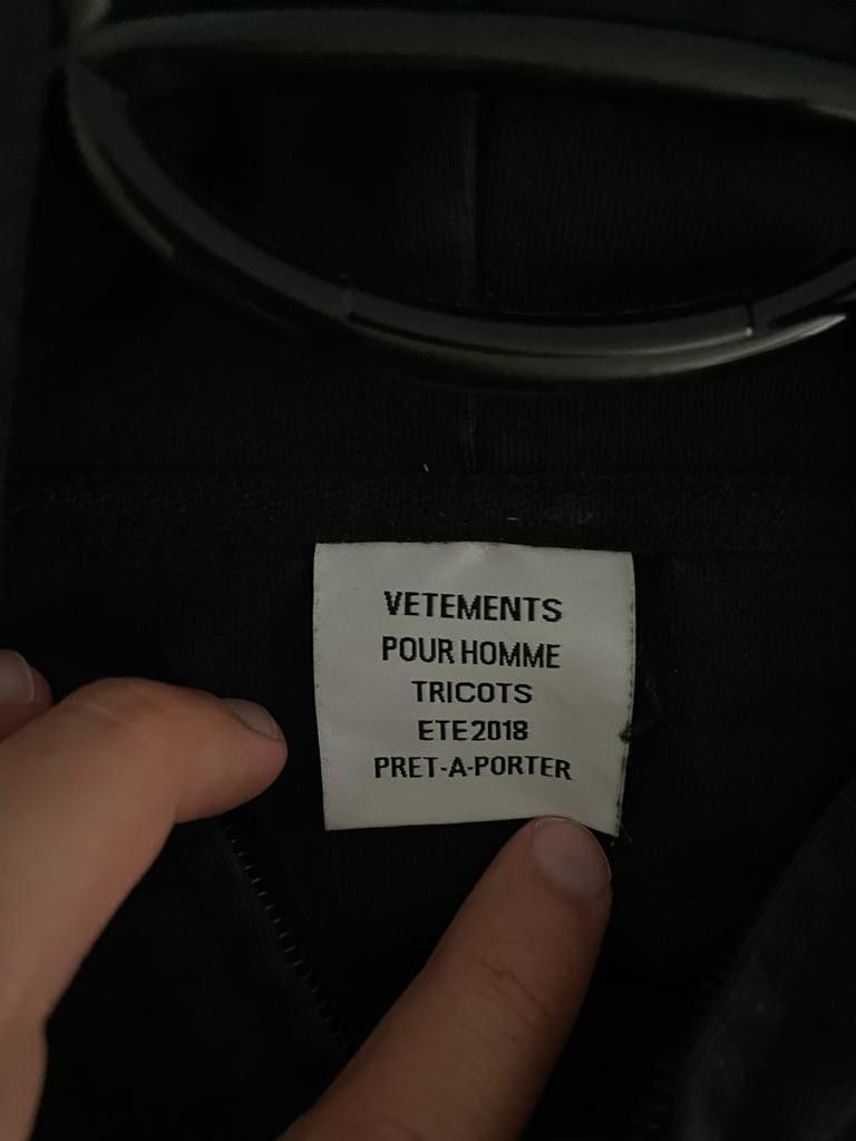 Vetements Vetements ‘Bro’ Zip-Up Hoodie Size US S / EU 44-46 / 1 - 5 Thumbnail