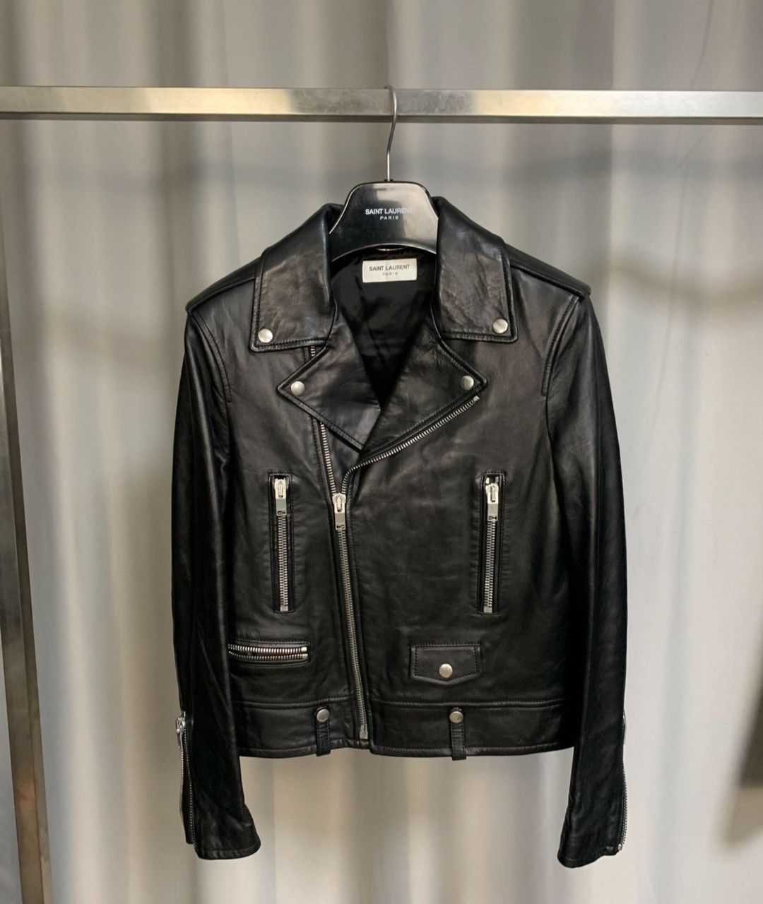 Saint Laurent Paris Saint Laurent 2016FW lambskin leather jacket Size US XS / EU 42 / 0 - 1 Thumbnail