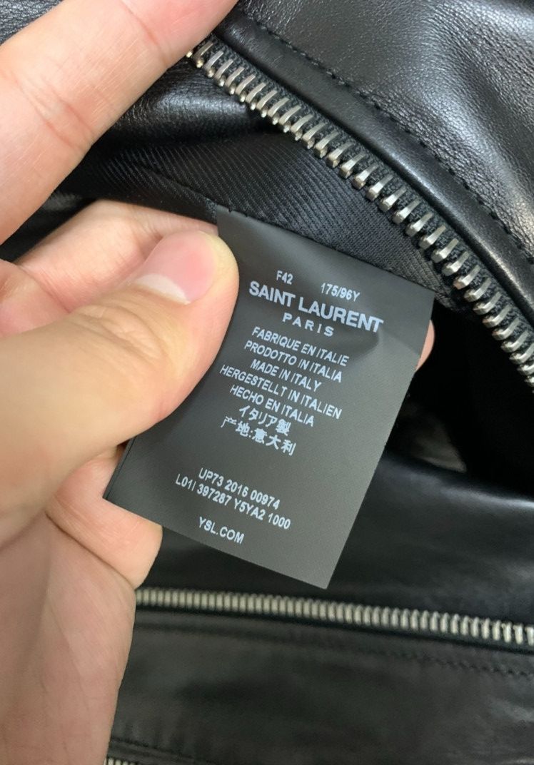 Saint Laurent Paris Saint Laurent 2016FW lambskin leather jacket Size US XS / EU 42 / 0 - 3 Thumbnail