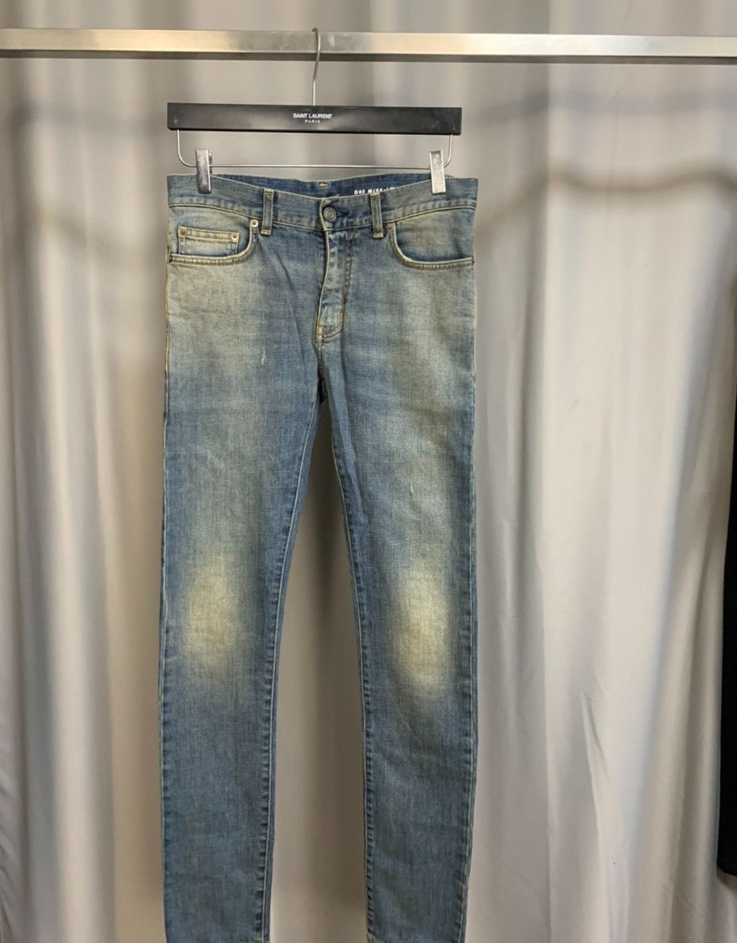 Saint Laurent Paris Saint Laurent 2013 FW 4324 Blue Washed Jeans Size US 29 - 1 Thumbnail