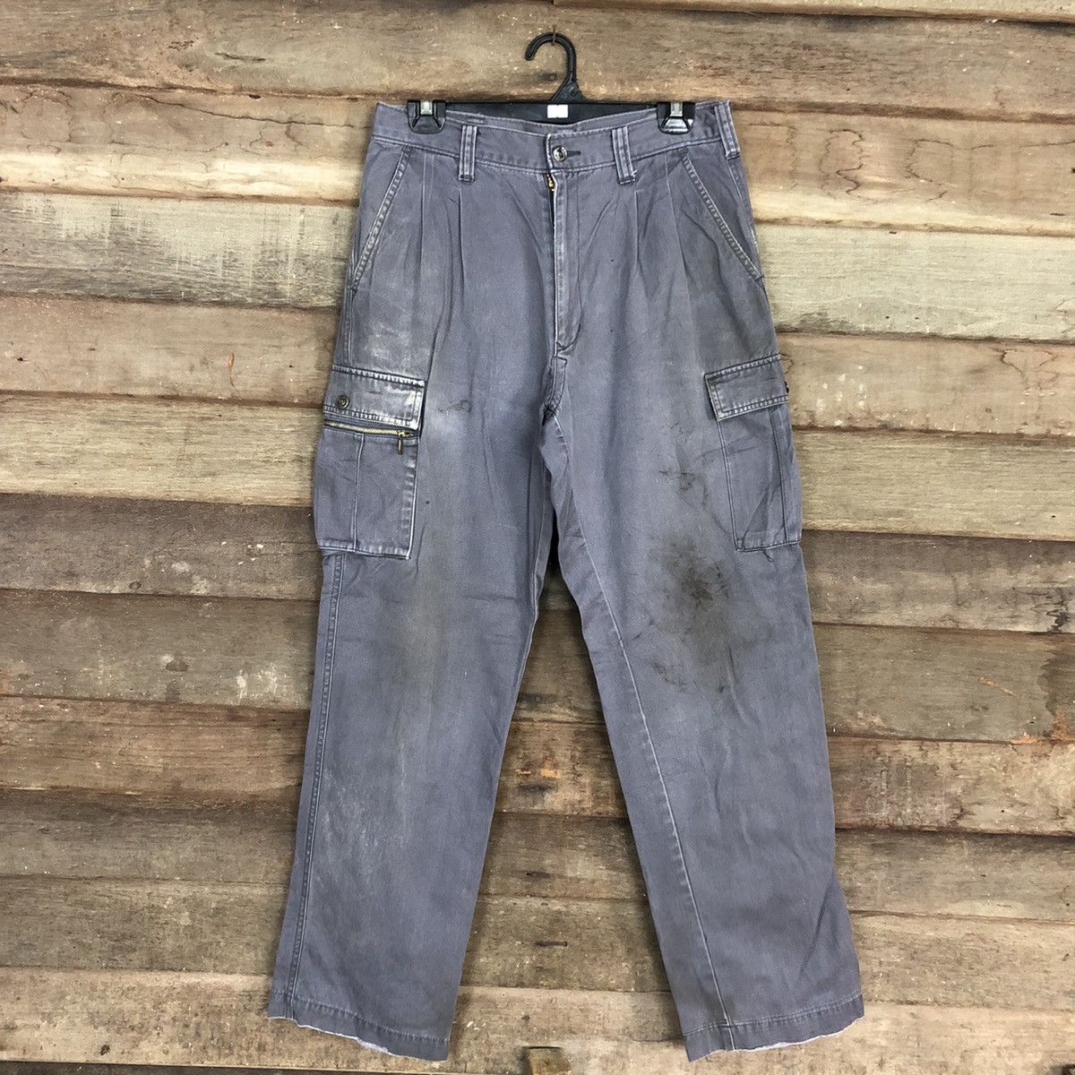 Faded Glory × Japanese Brand Japan Grey Multipocket Cargo Pants #c958 Size US 28 / EU 44 - 1 Thumbnail
