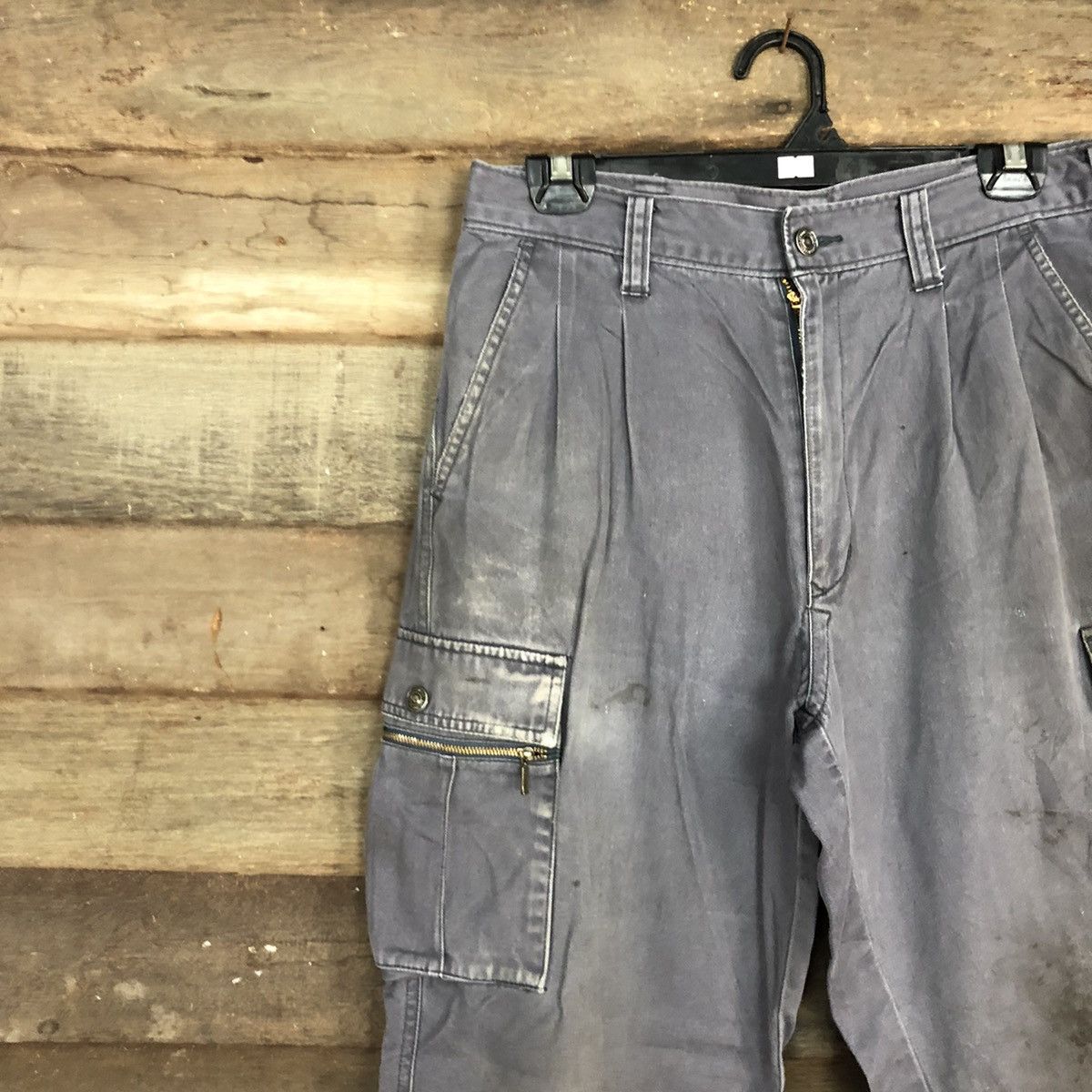 Faded Glory × Japanese Brand Japan Grey Multipocket Cargo Pants #c958 Size US 28 / EU 44 - 6 Thumbnail