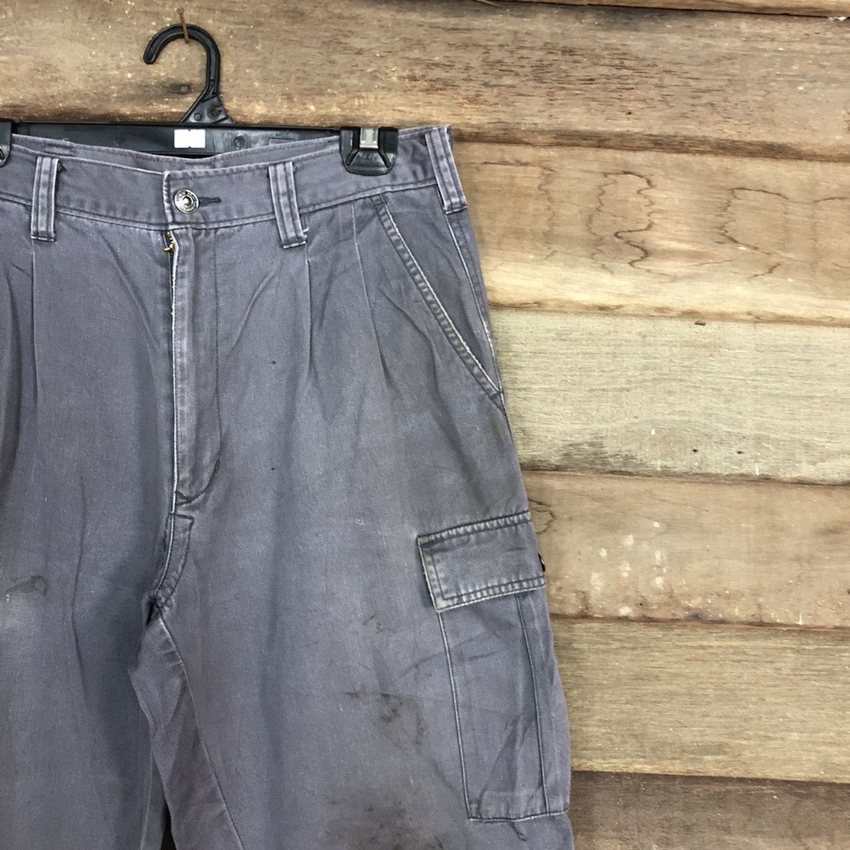 Faded Glory × Japanese Brand Japan Grey Multipocket Cargo Pants #c958 Size US 28 / EU 44 - 5 Thumbnail