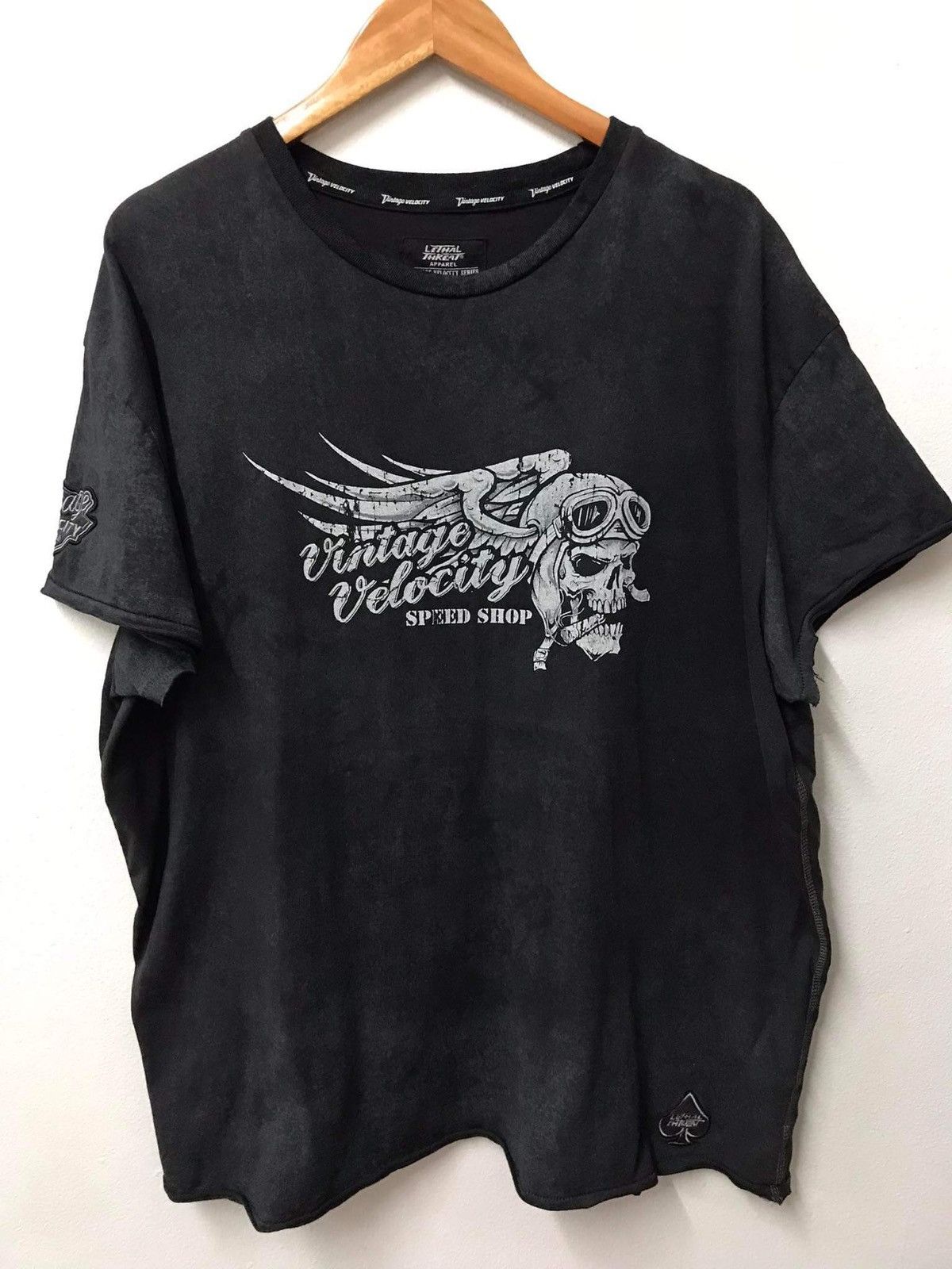 Affliction × Ed Hardy Lethal Threat Affliction Skull Graphics Tee Speed Shop Size US XXL / EU 58 / 5 - 2 Thumbnail